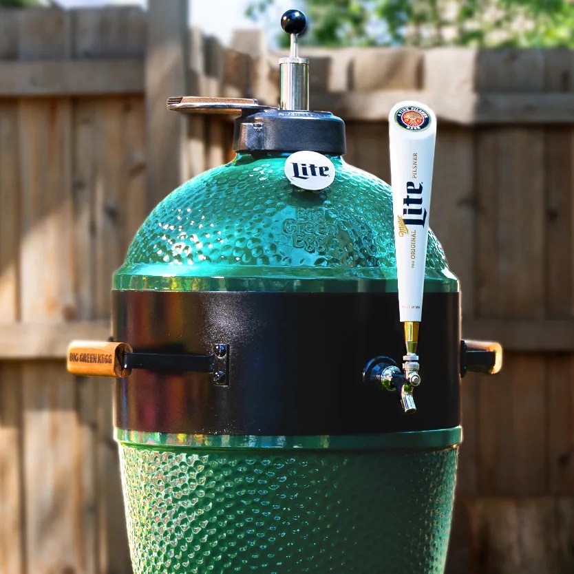 green beer keg