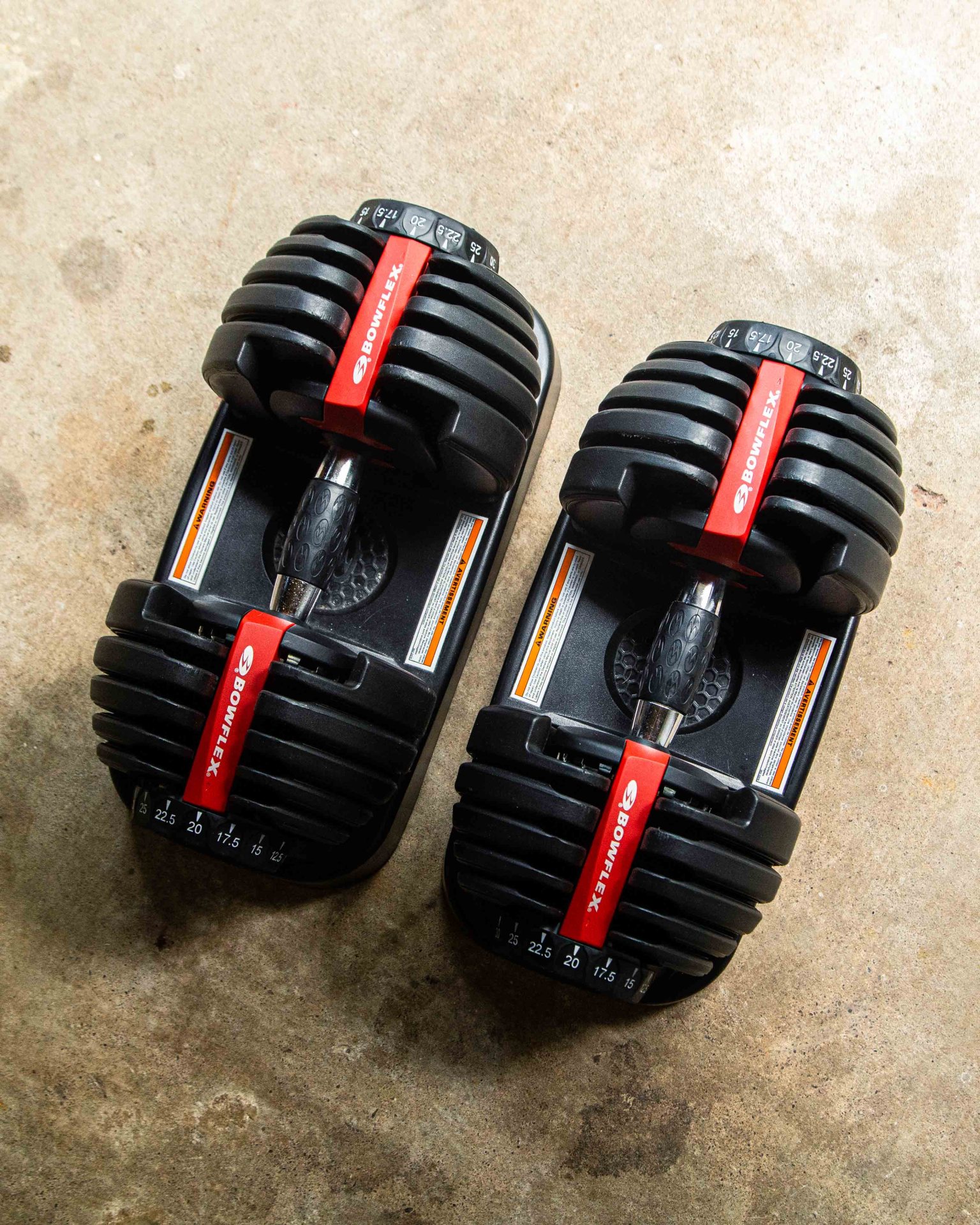 bowflex adjustable dumbbells