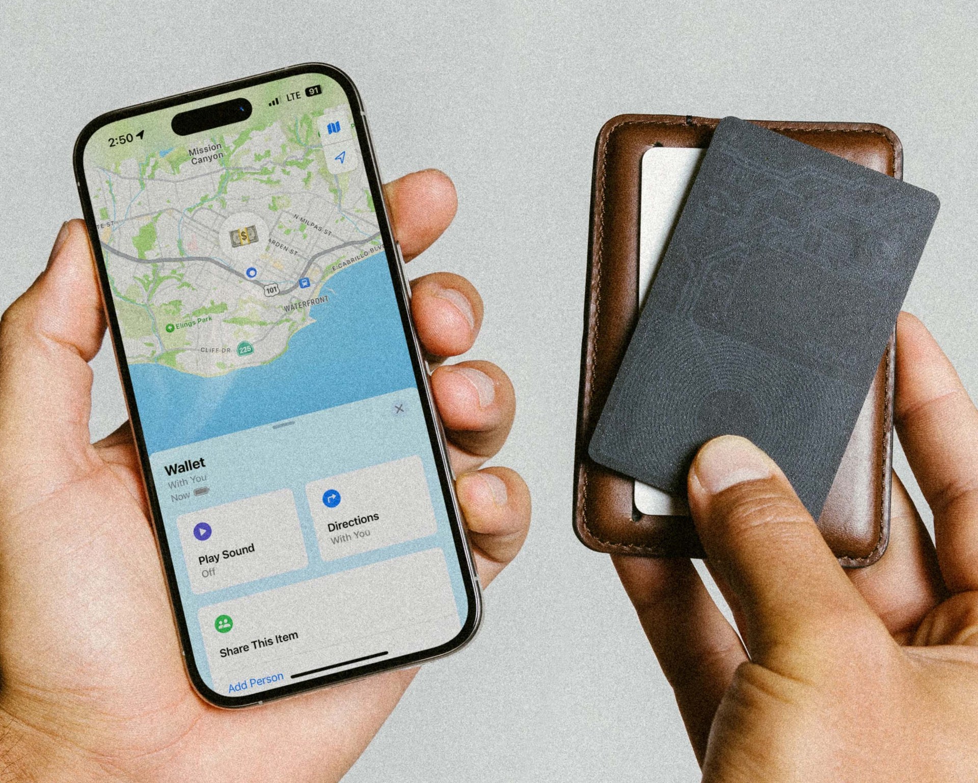 Nomad tracking card