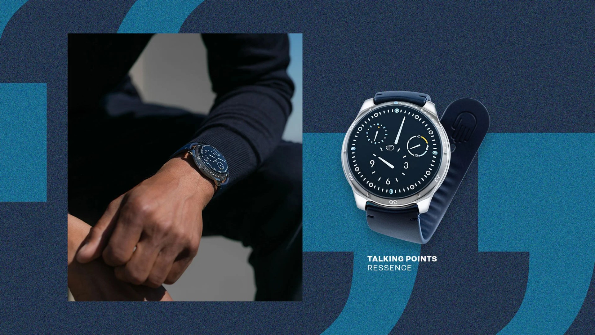 watch on mans wrist