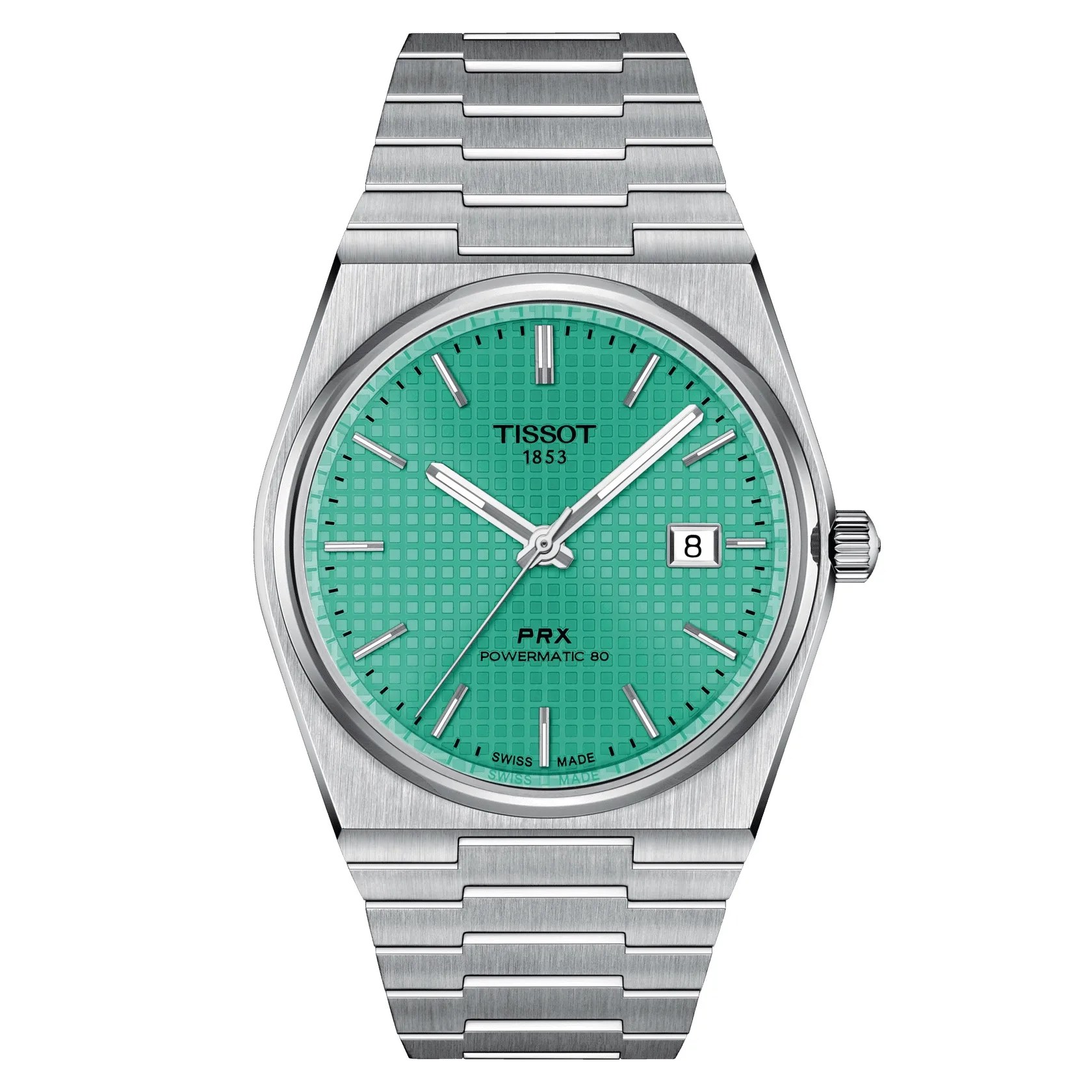 green tissot prx watch