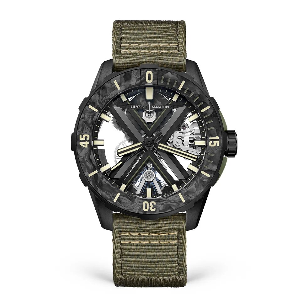 ulysse nardin skeleton dive watch