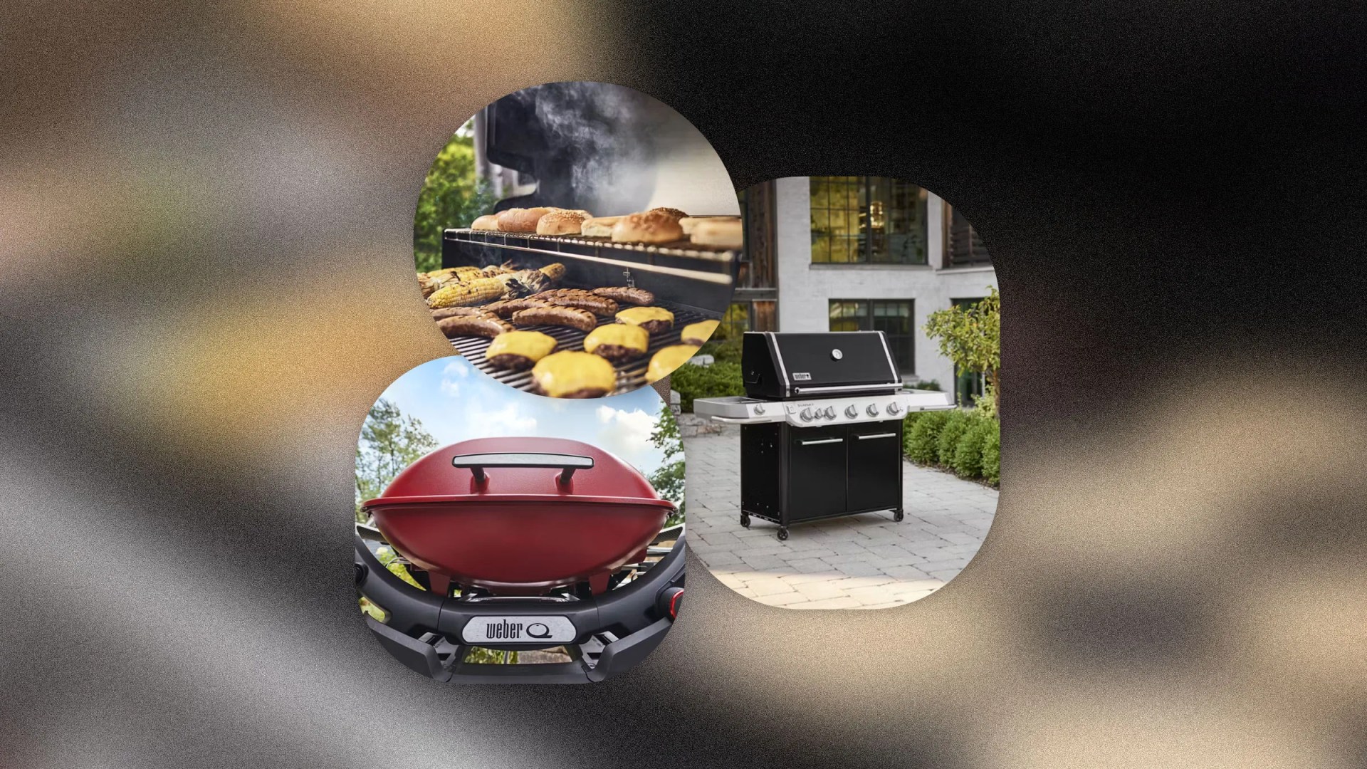 multiple grills in bubble graphic