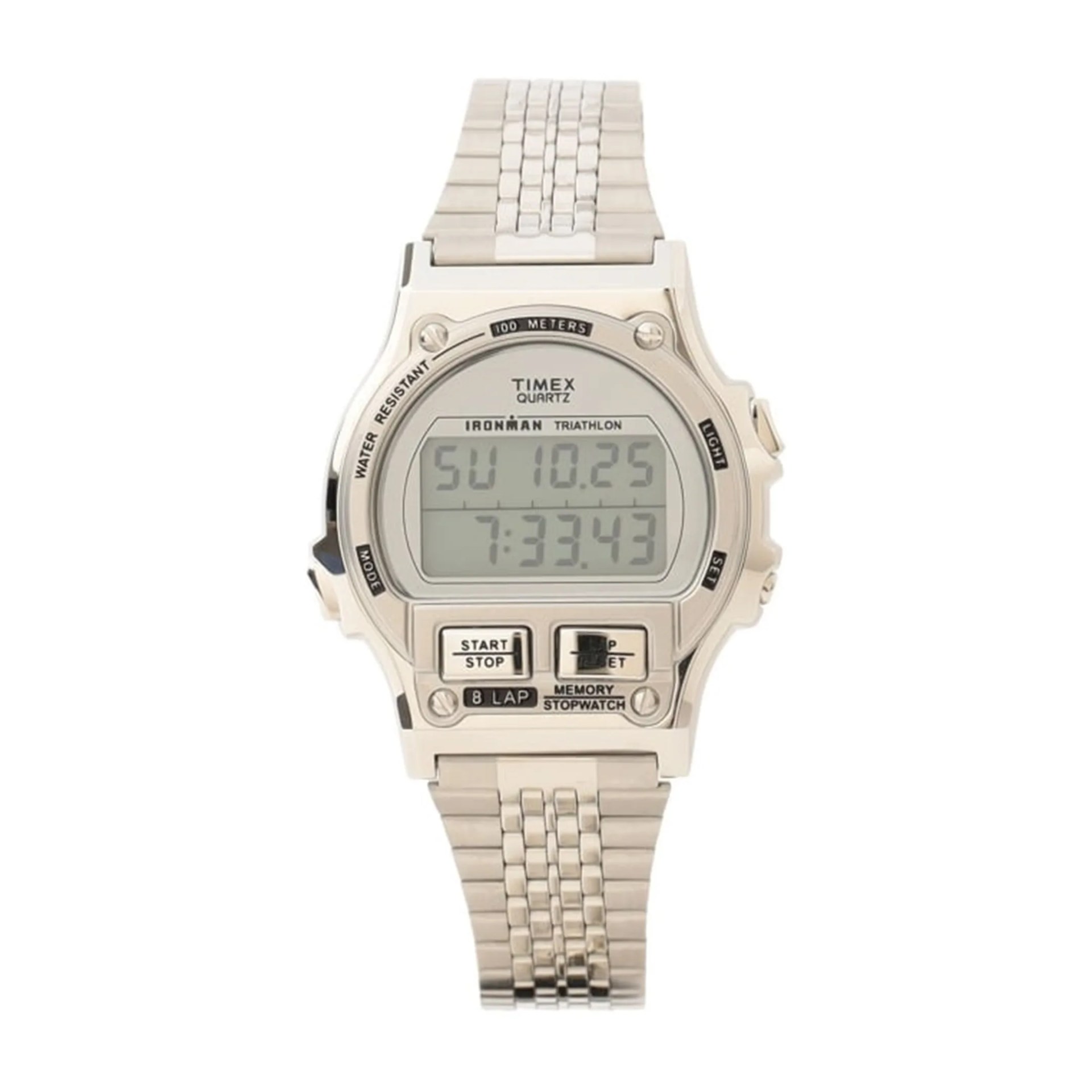 timex metal digital watch