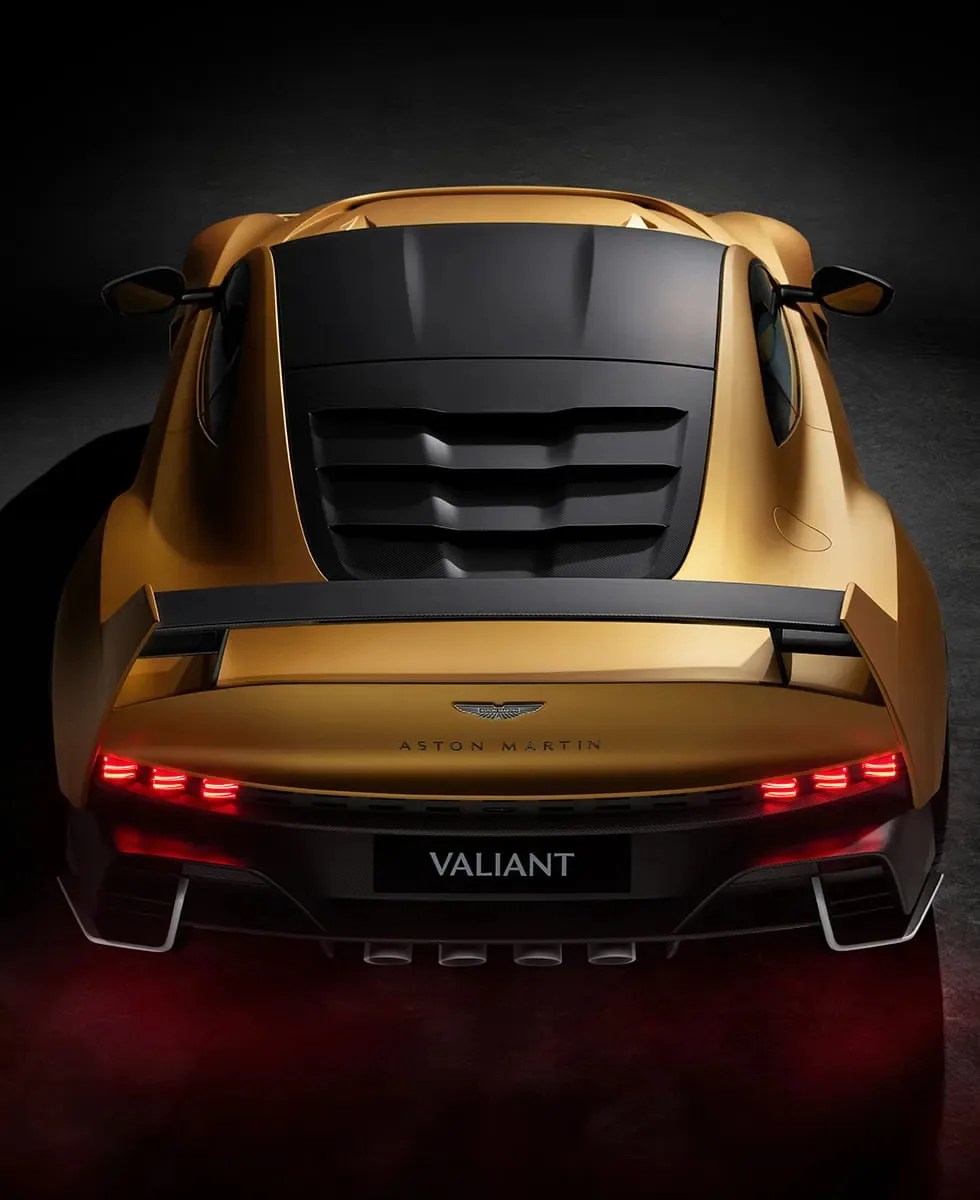 aston martin spoiler view