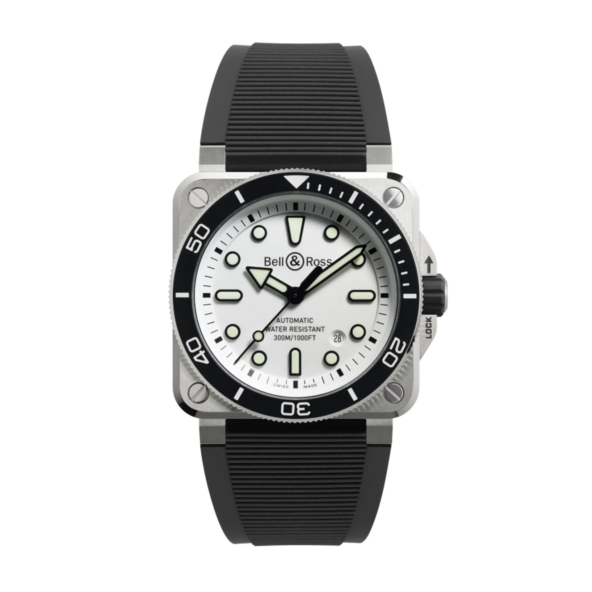 bell and ross white dive watch