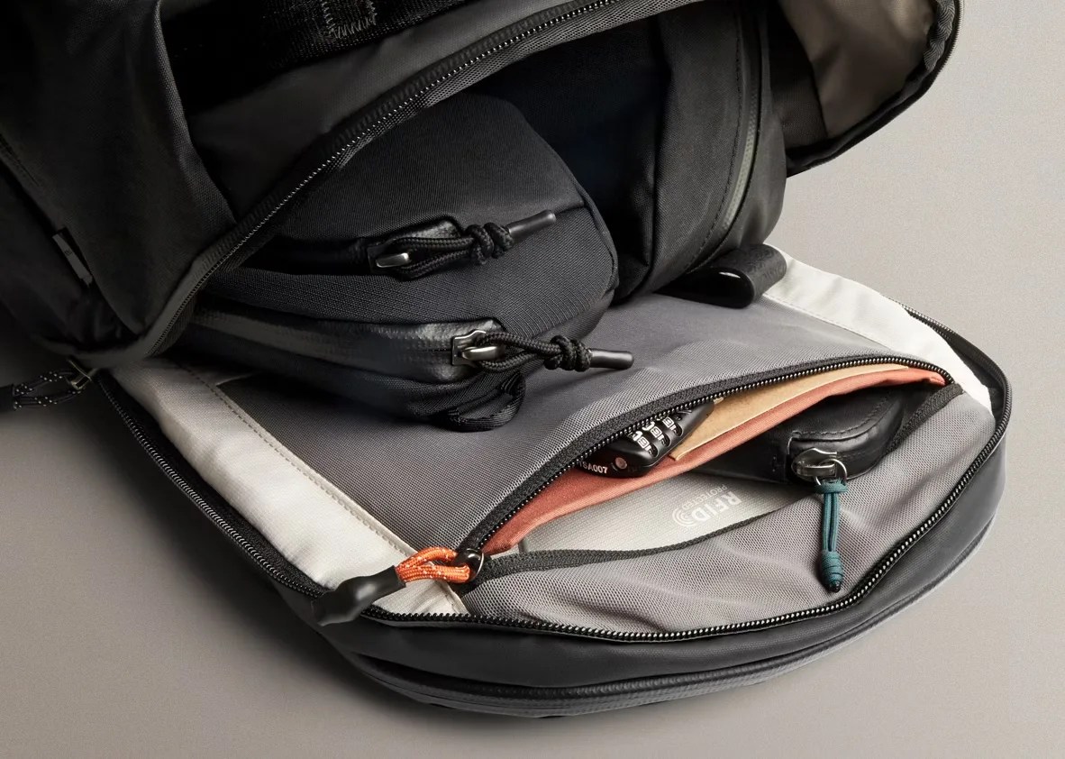 bellroy backpack interior pocket