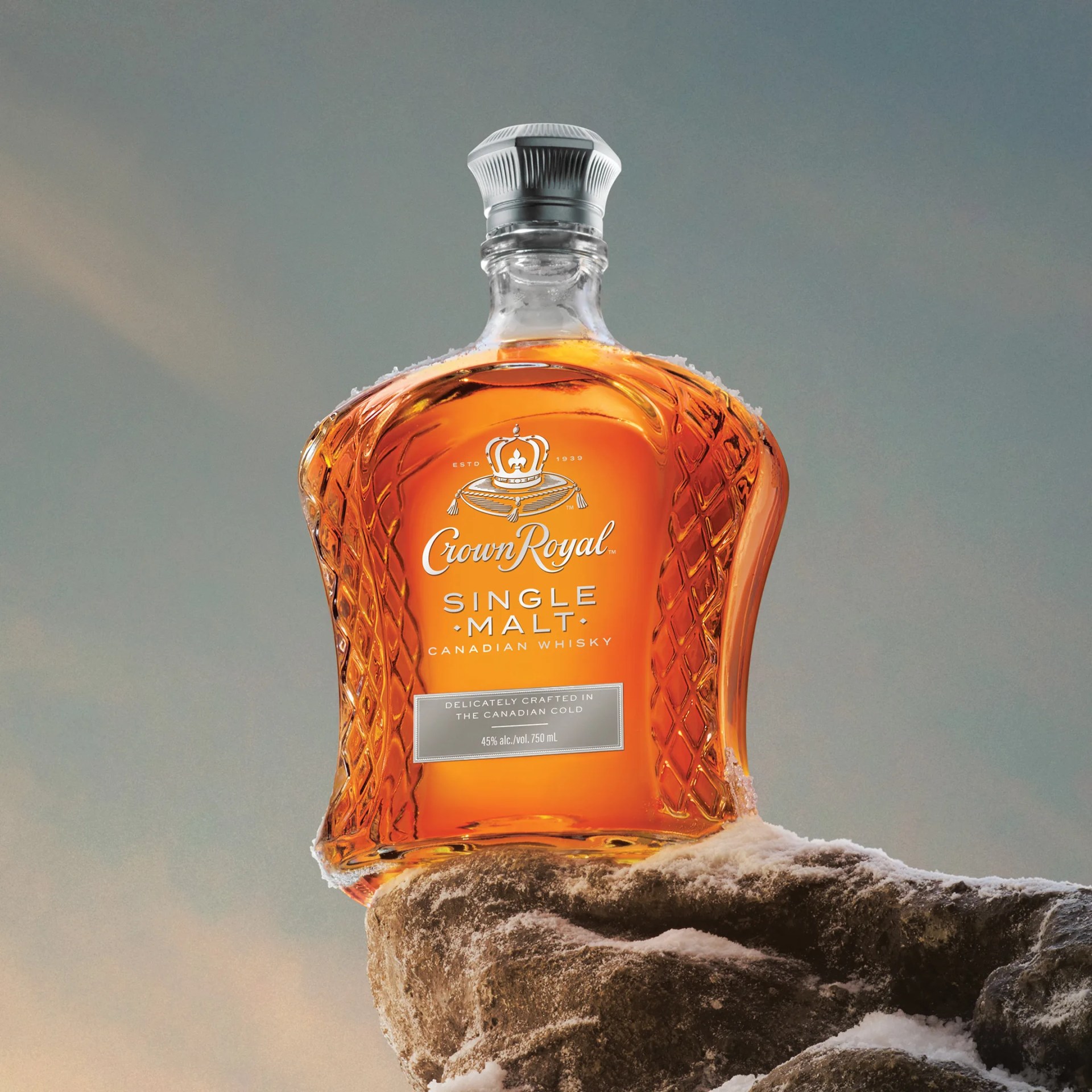 bottle of crown royal whisky