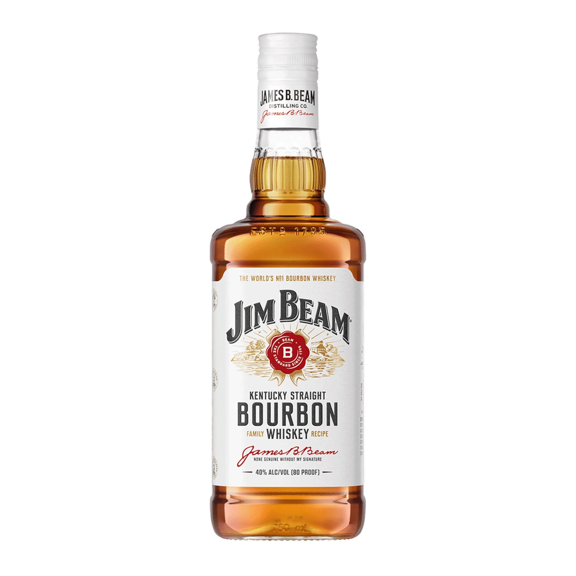 jim beam bourbon bottle