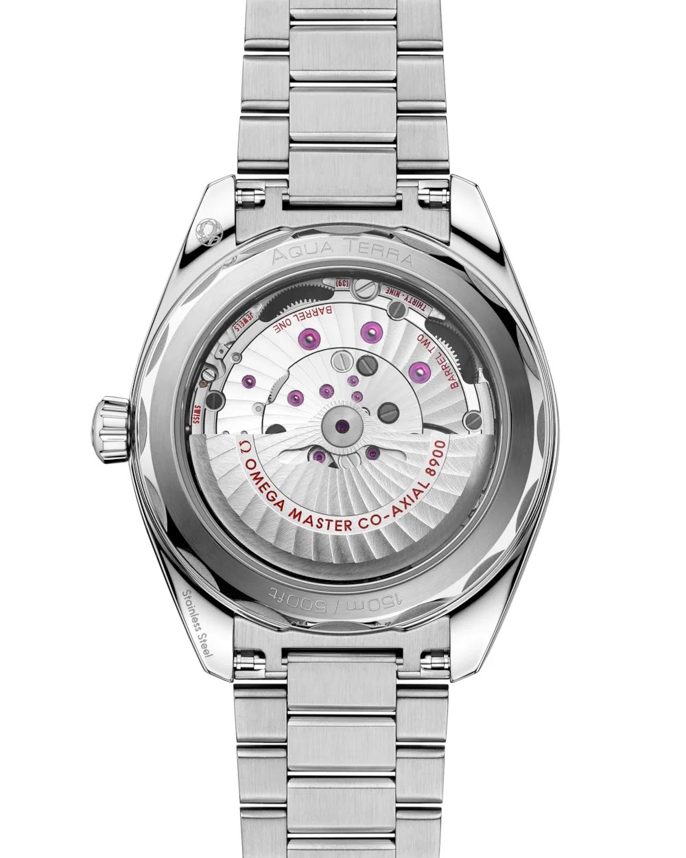 omega watch with display caseback