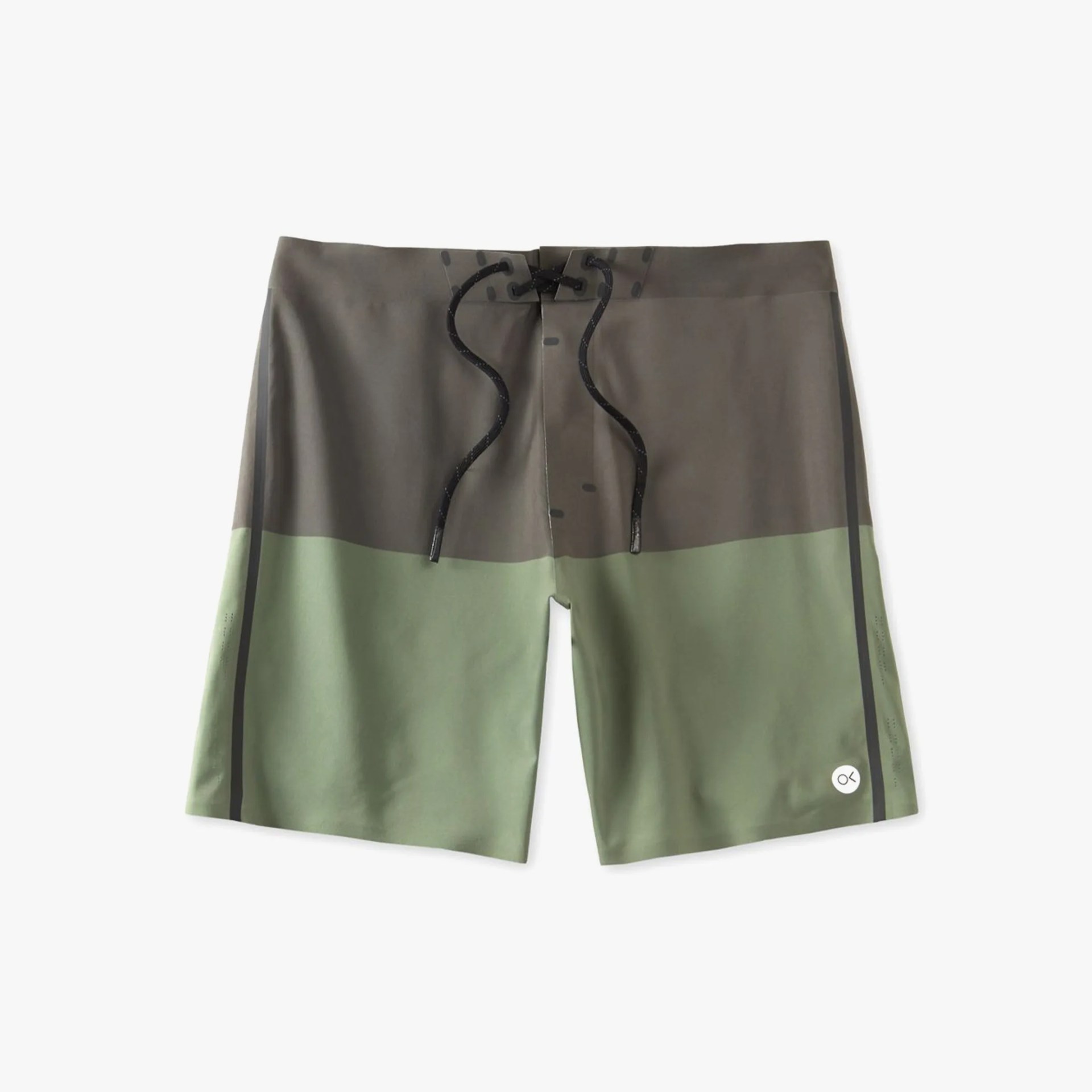 green swim trunks