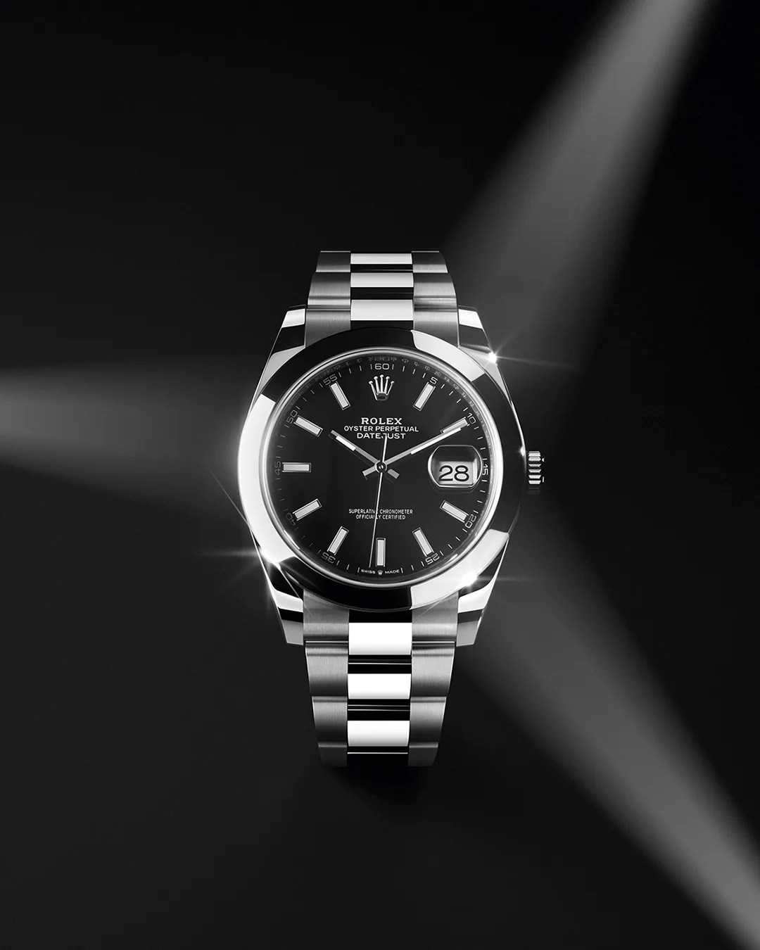 black rolex watch