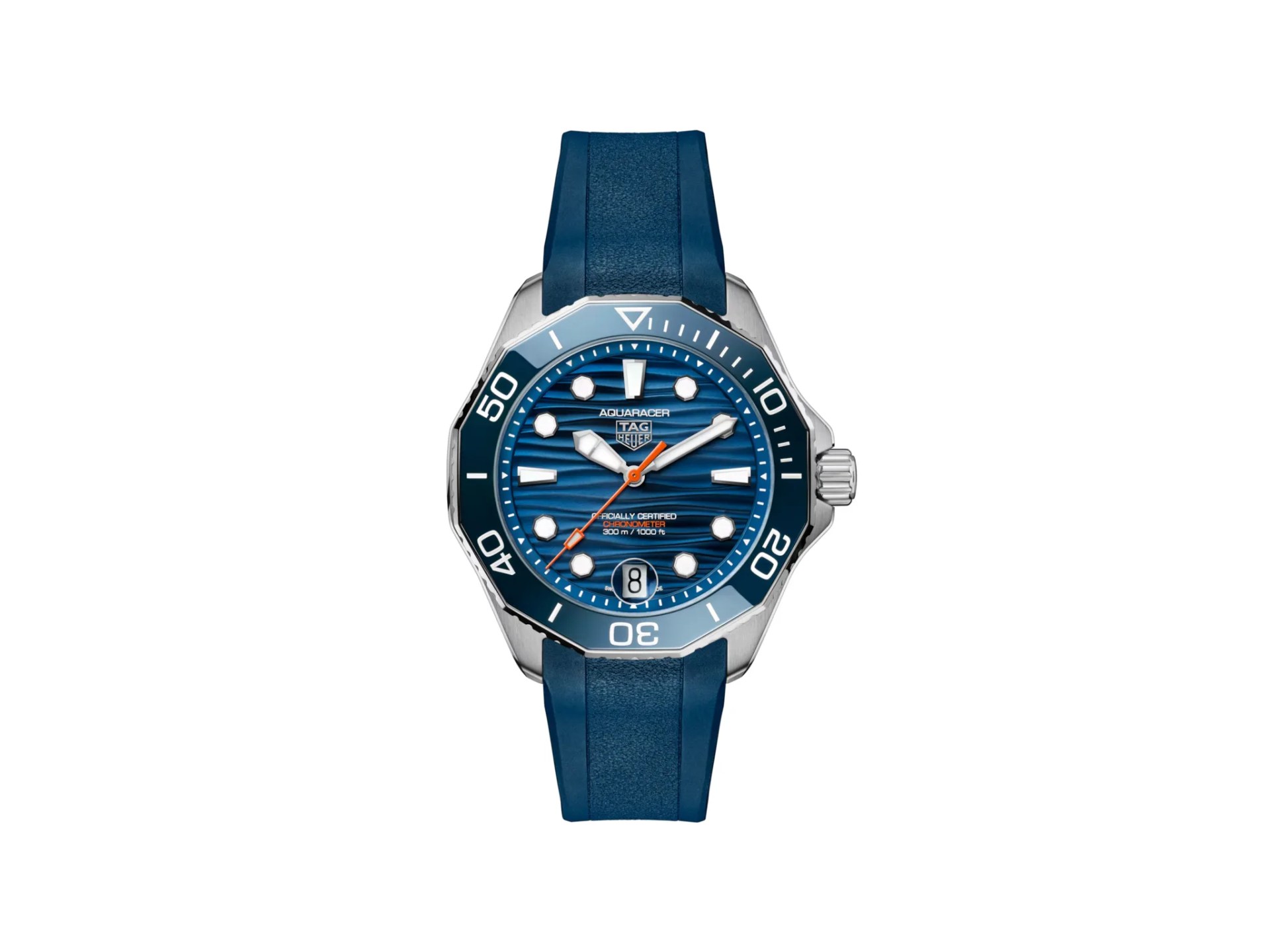 blue tag heuer dive watch