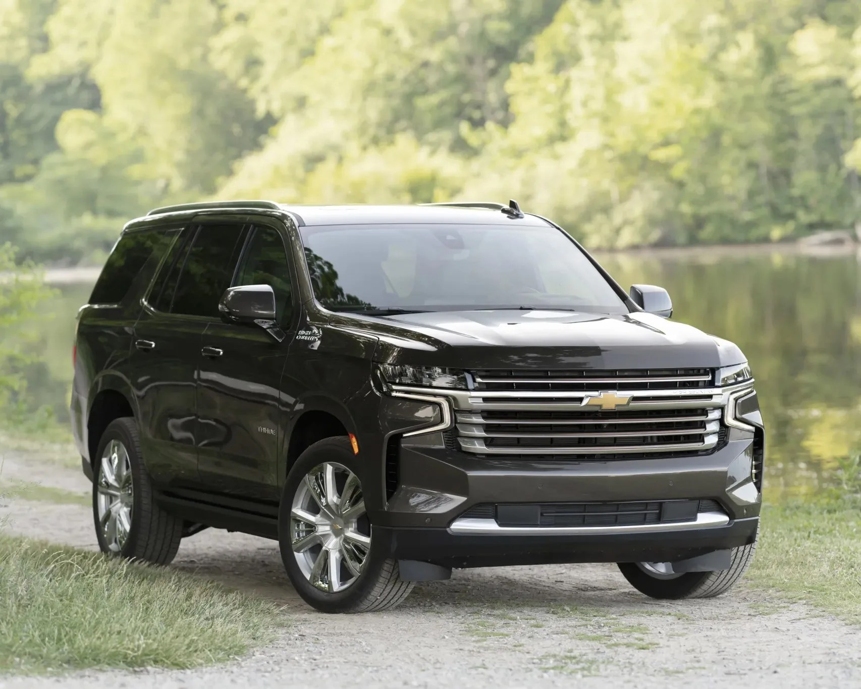 black chevy suv