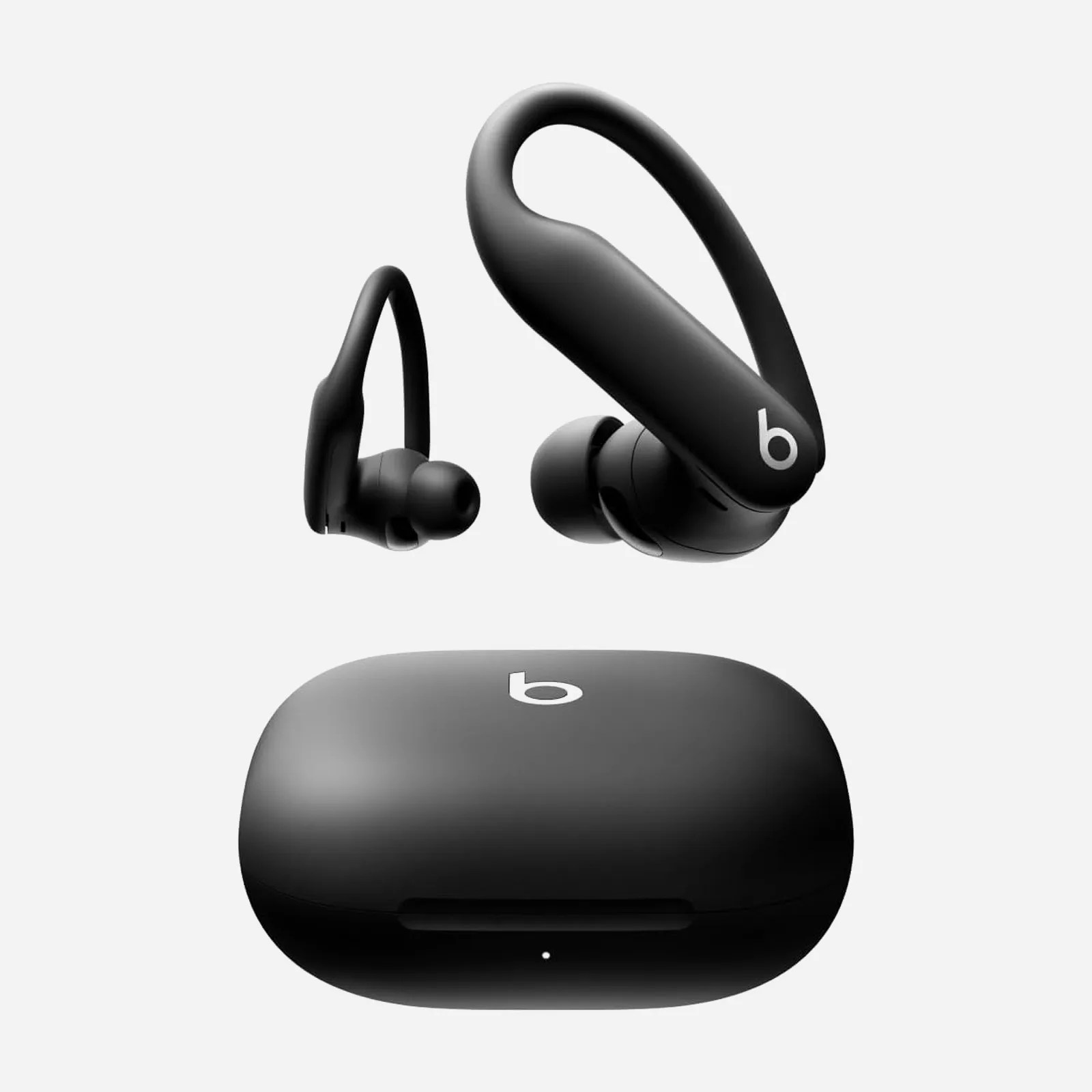 Beats Powerbeats Pro 2 in black on light grey background