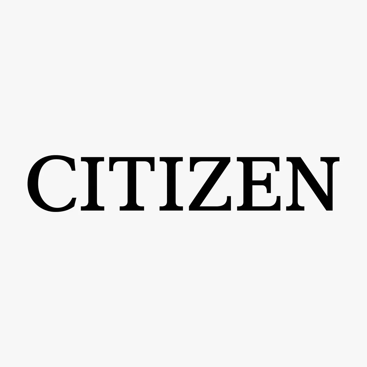Citizen brand logo on grey background