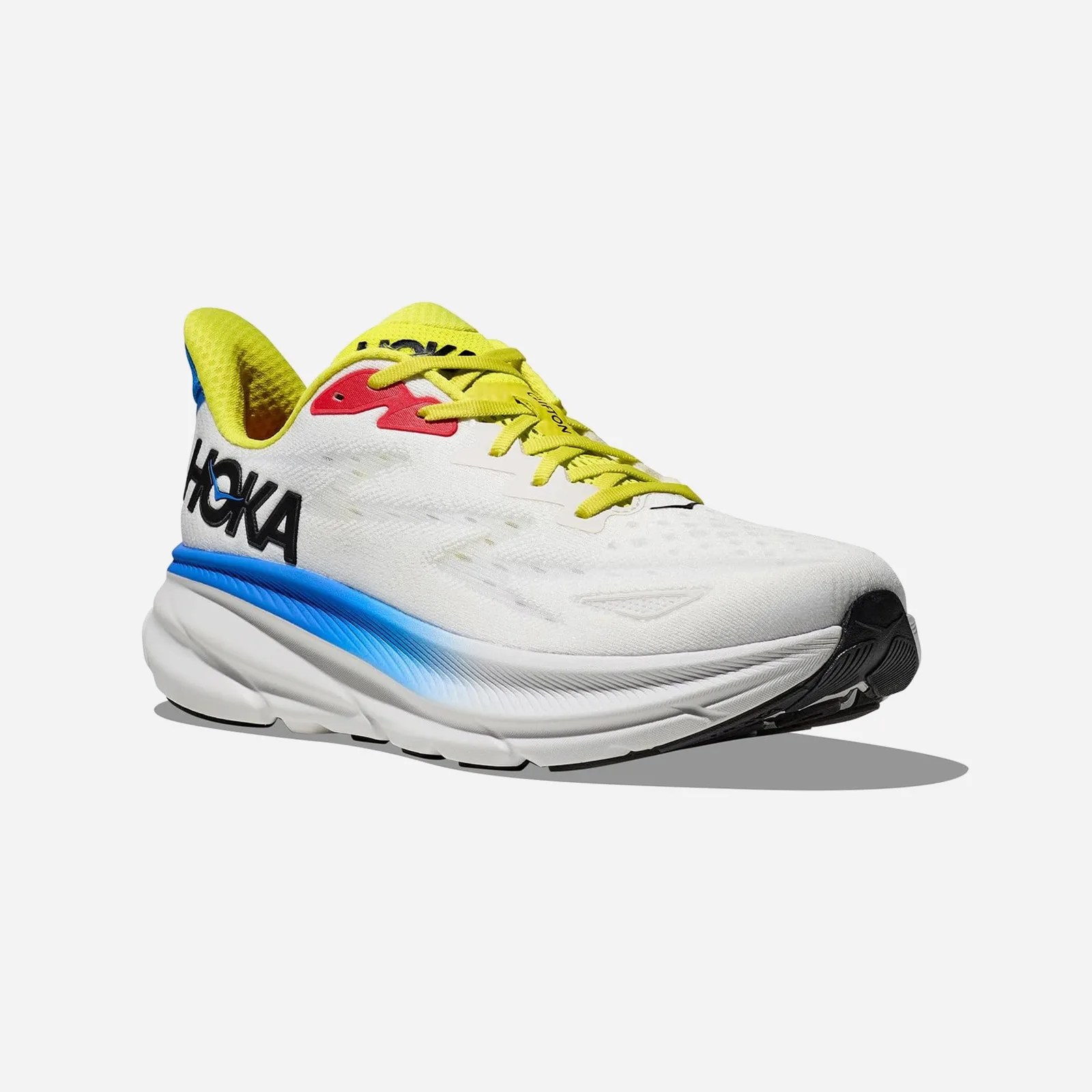 white hoka shoe