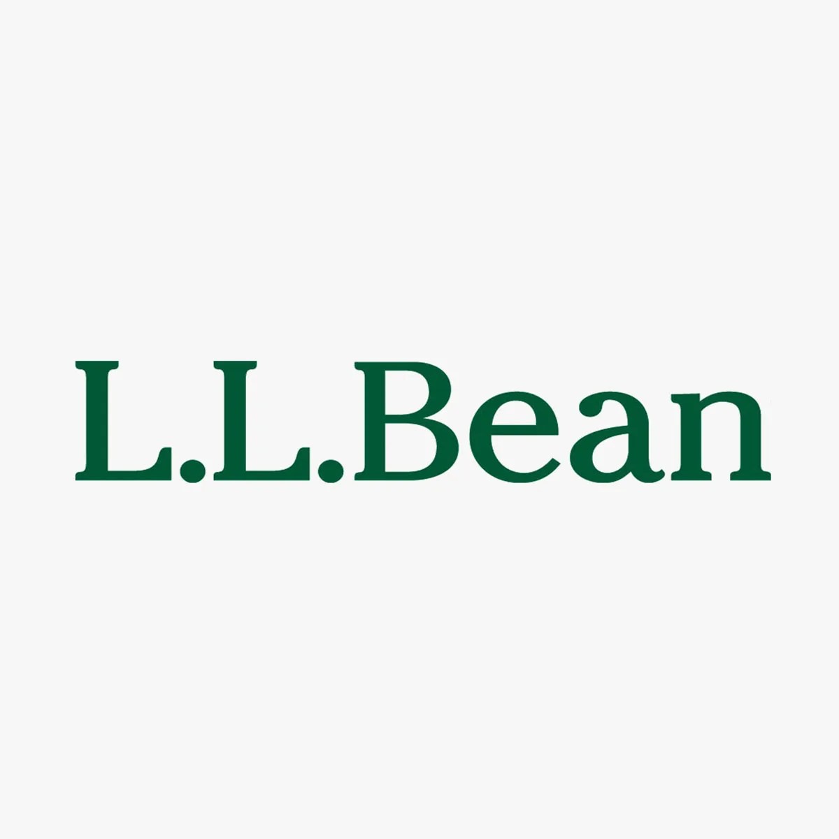 L.L. Bean brand logo on grey background