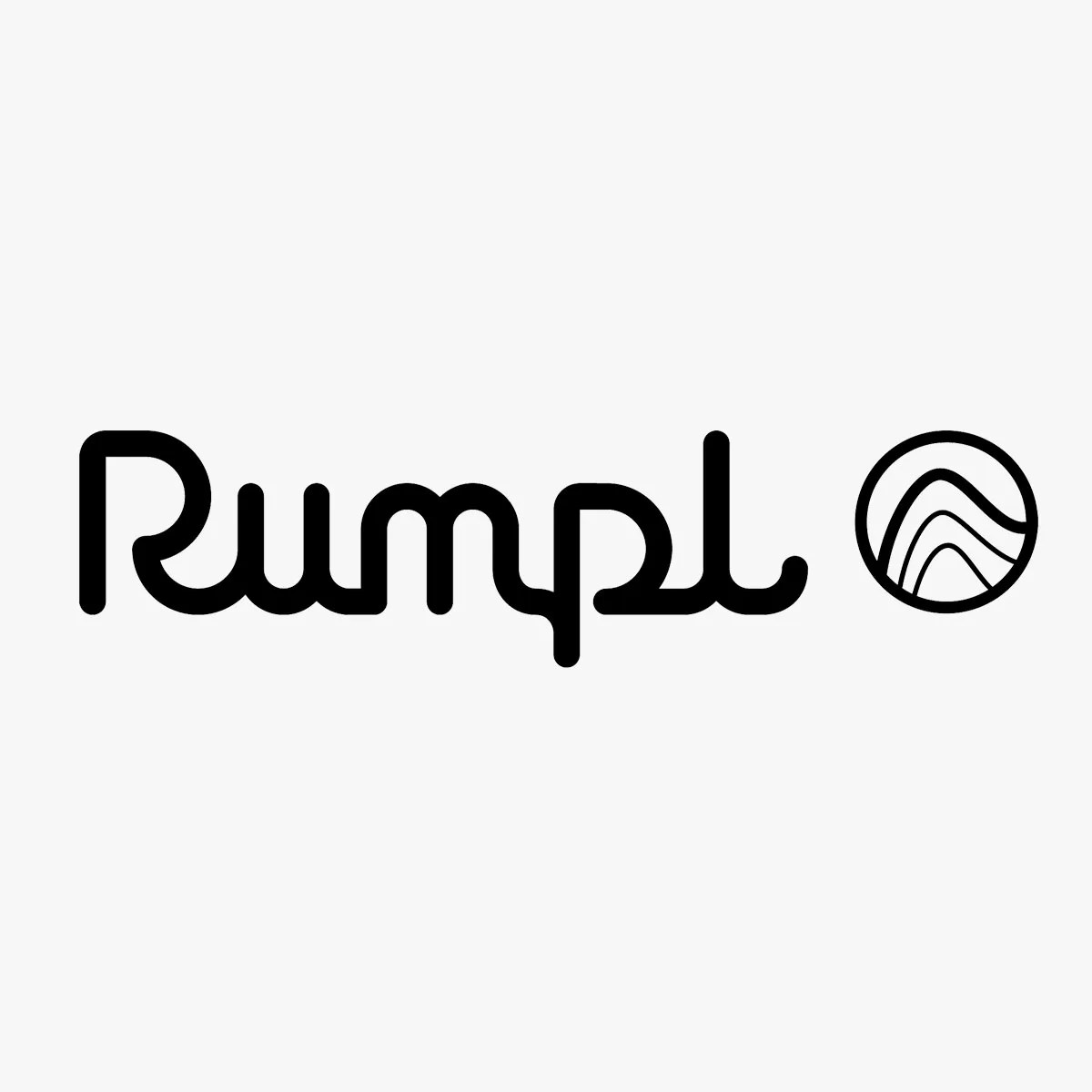 Rumpl brand logo on grey background
