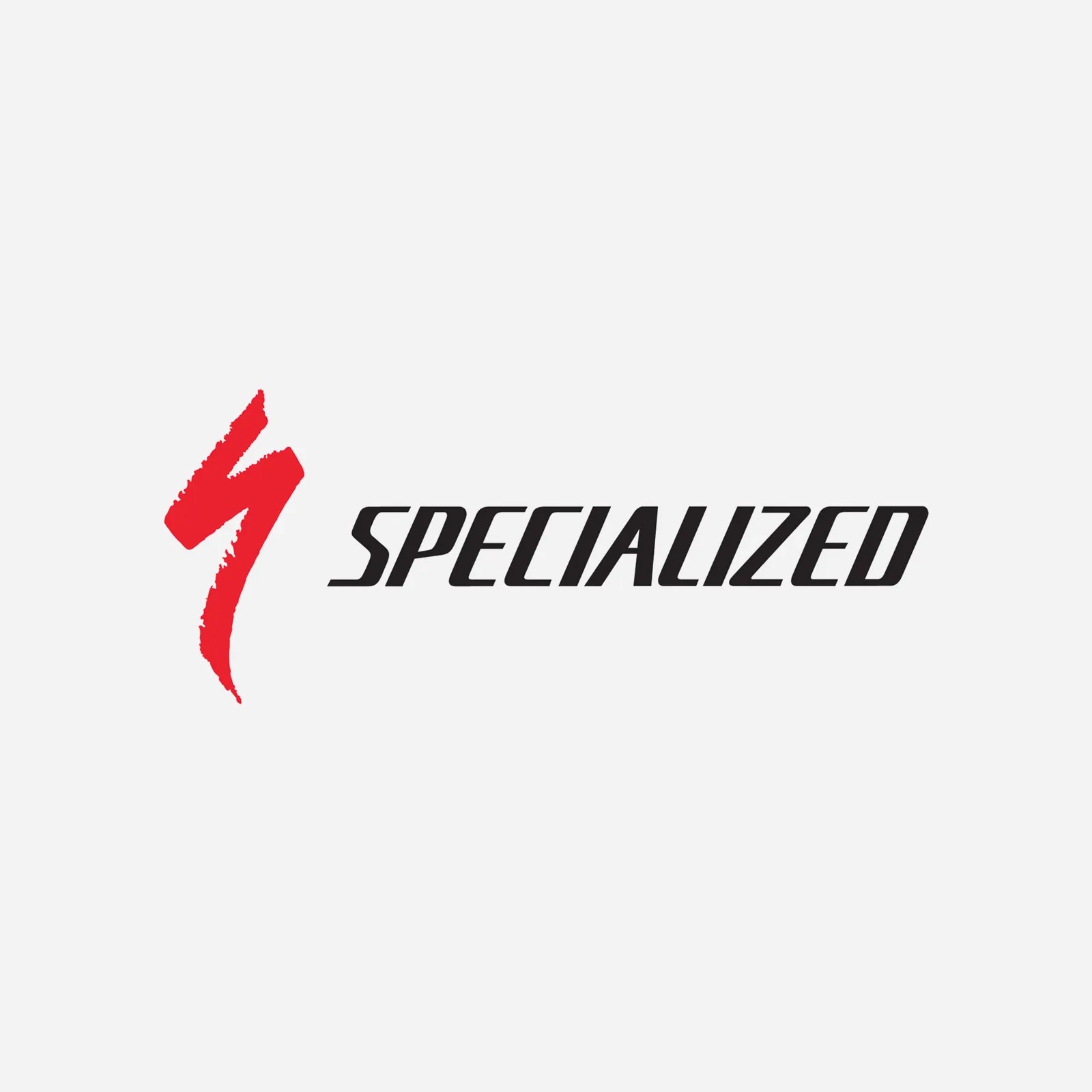 The Specialized Brand logo and wordmark on a grey background
