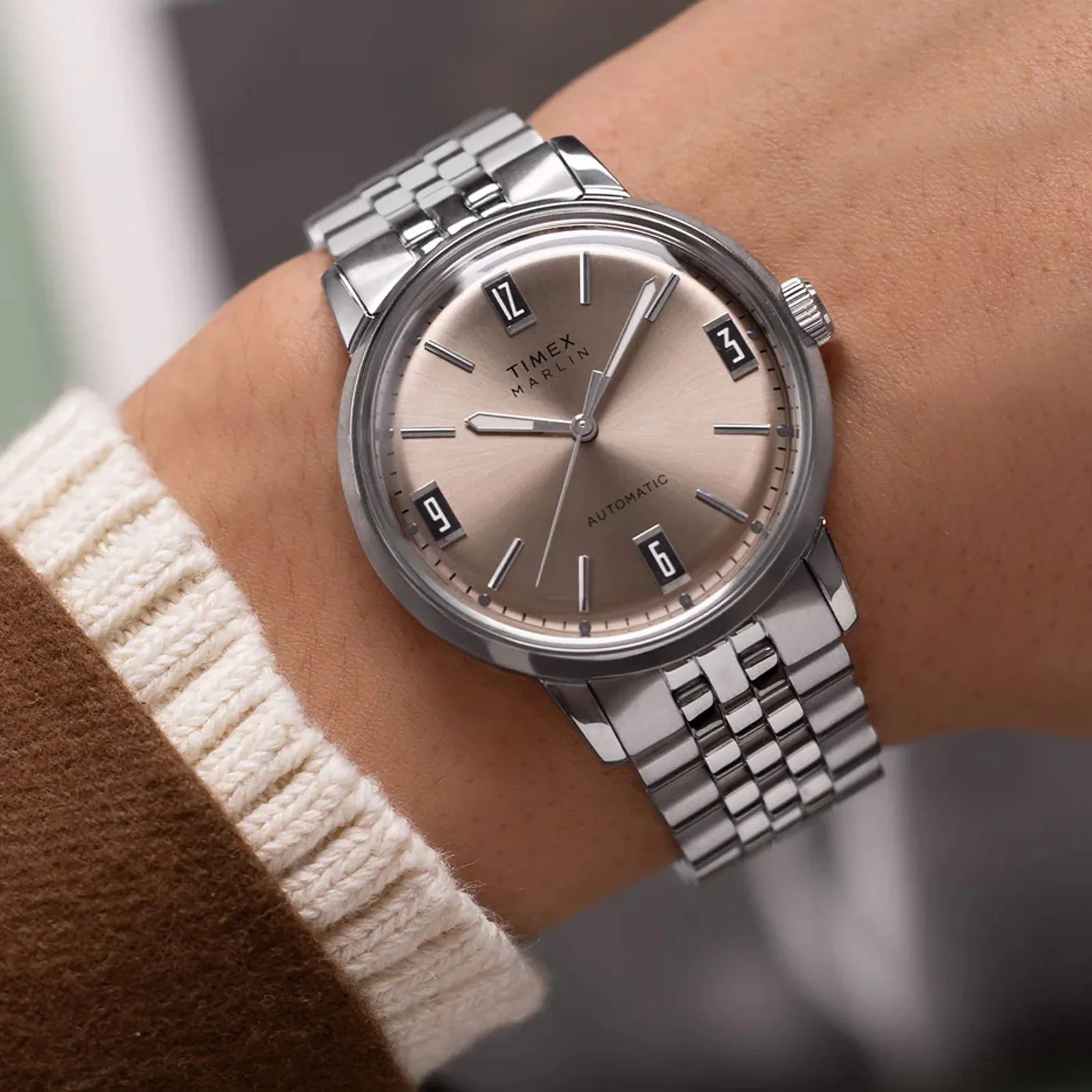 Timex Marlin Watch on Wrist