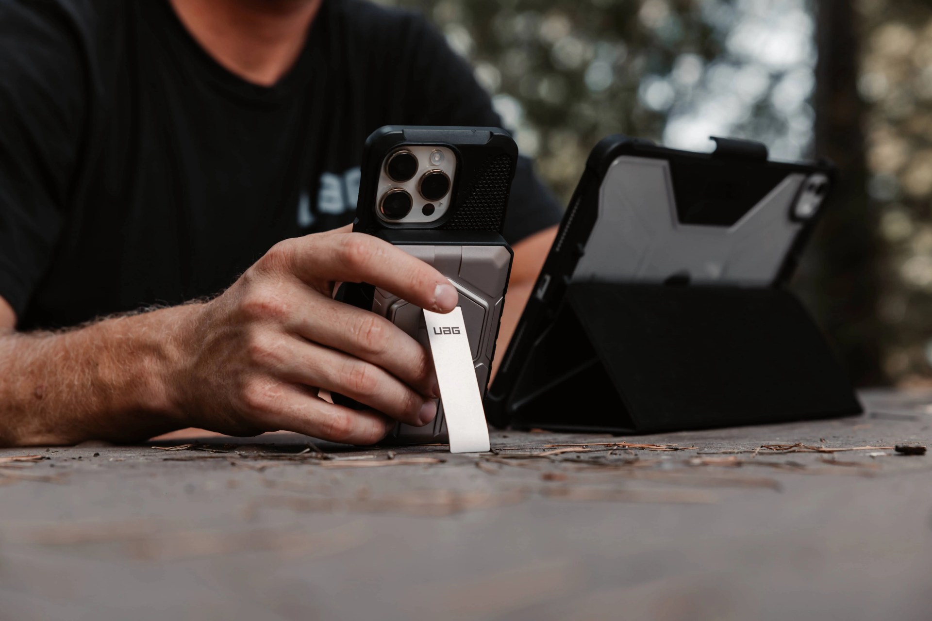 UAG rugged portable battery pack for iPhone