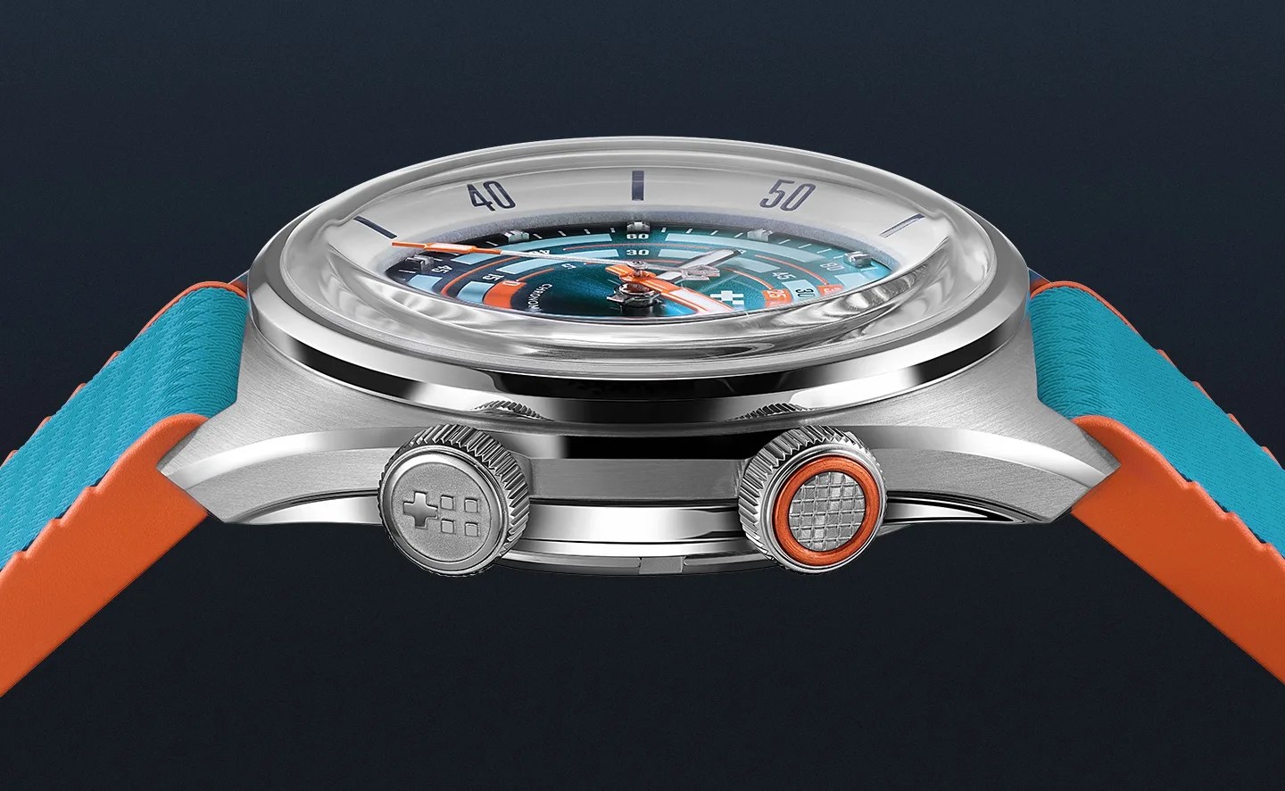 christopher ward dive watch side profile