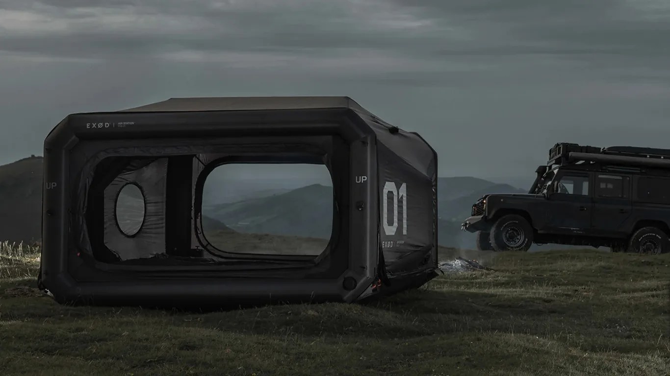 exod inflatable shelter