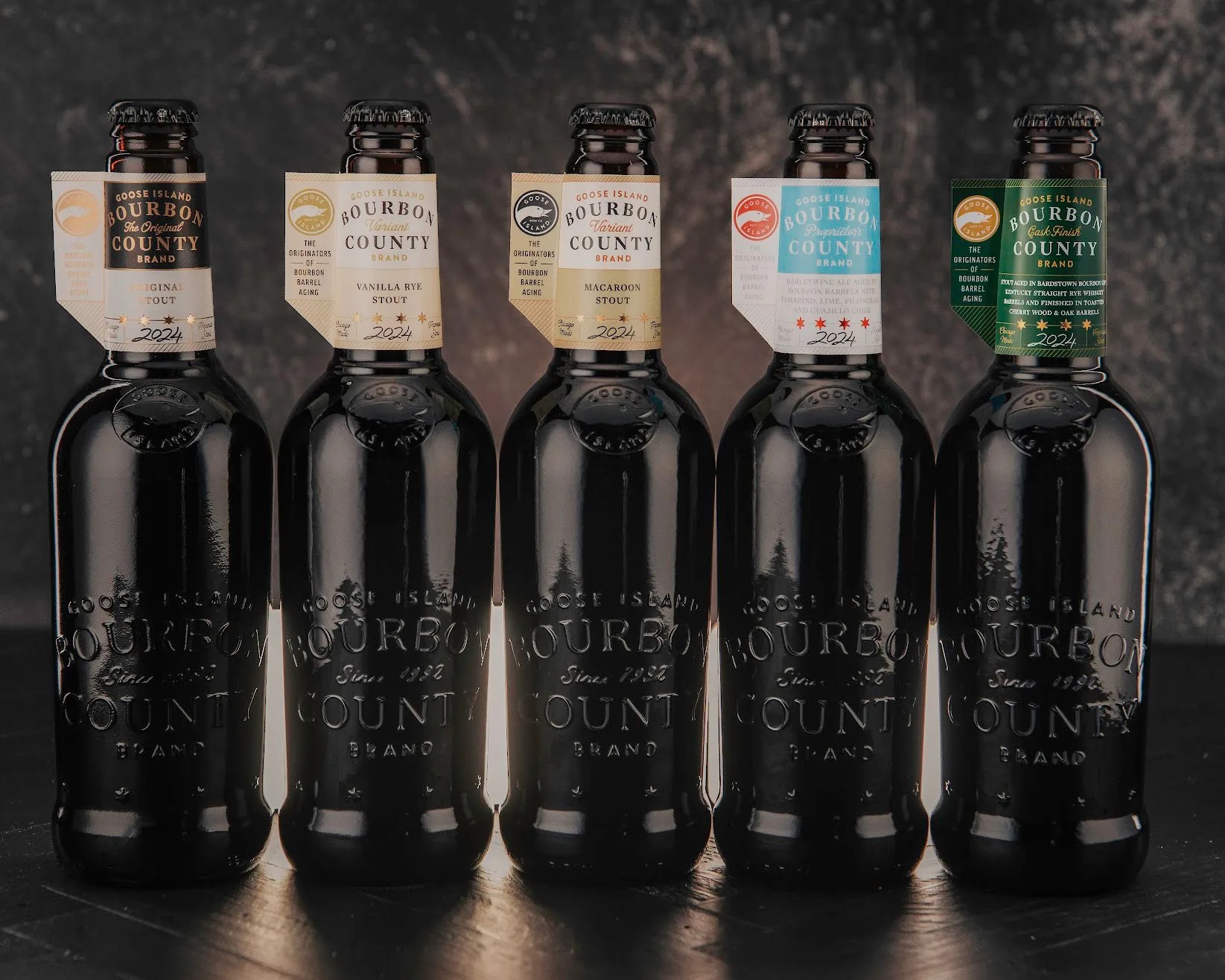Goose Island Beer Co. beer bottles
