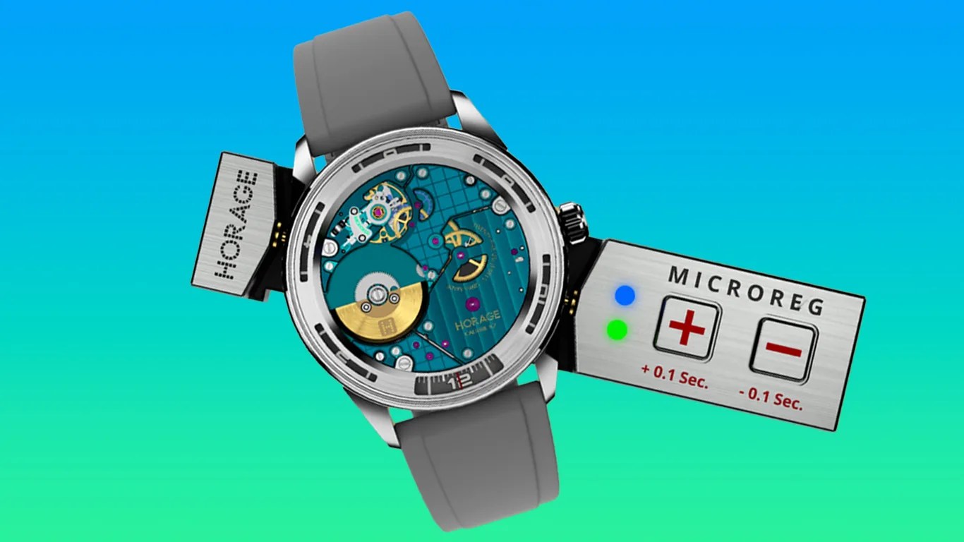 horage watch and movement regulation device