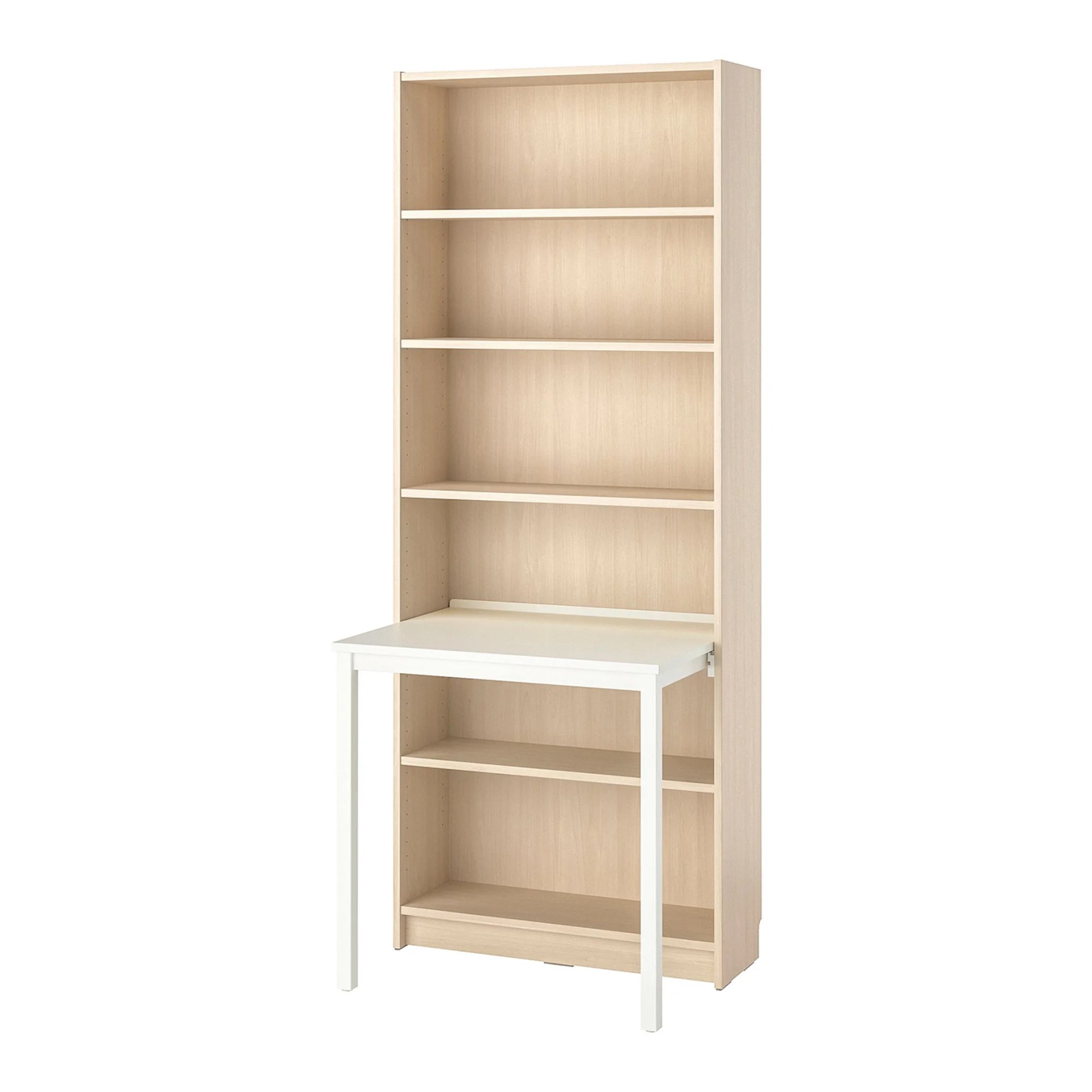 ikea bookcase with desk