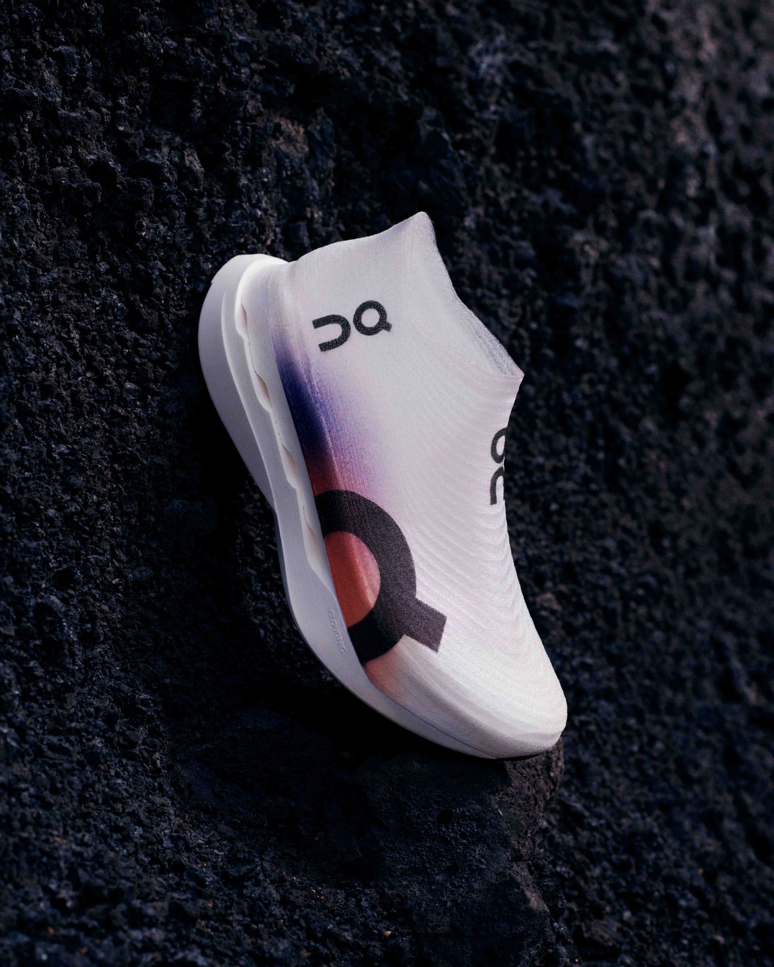 white running shoe