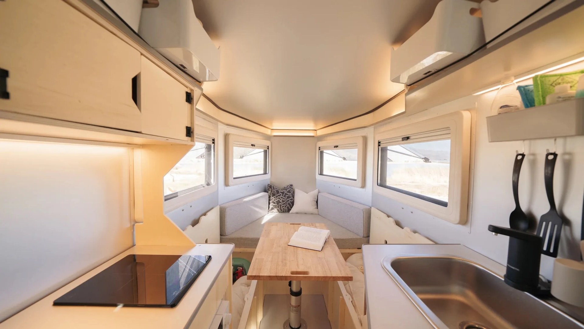polydrops trailer interior
