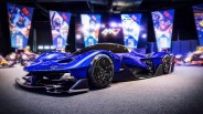 red bull hypercar on display