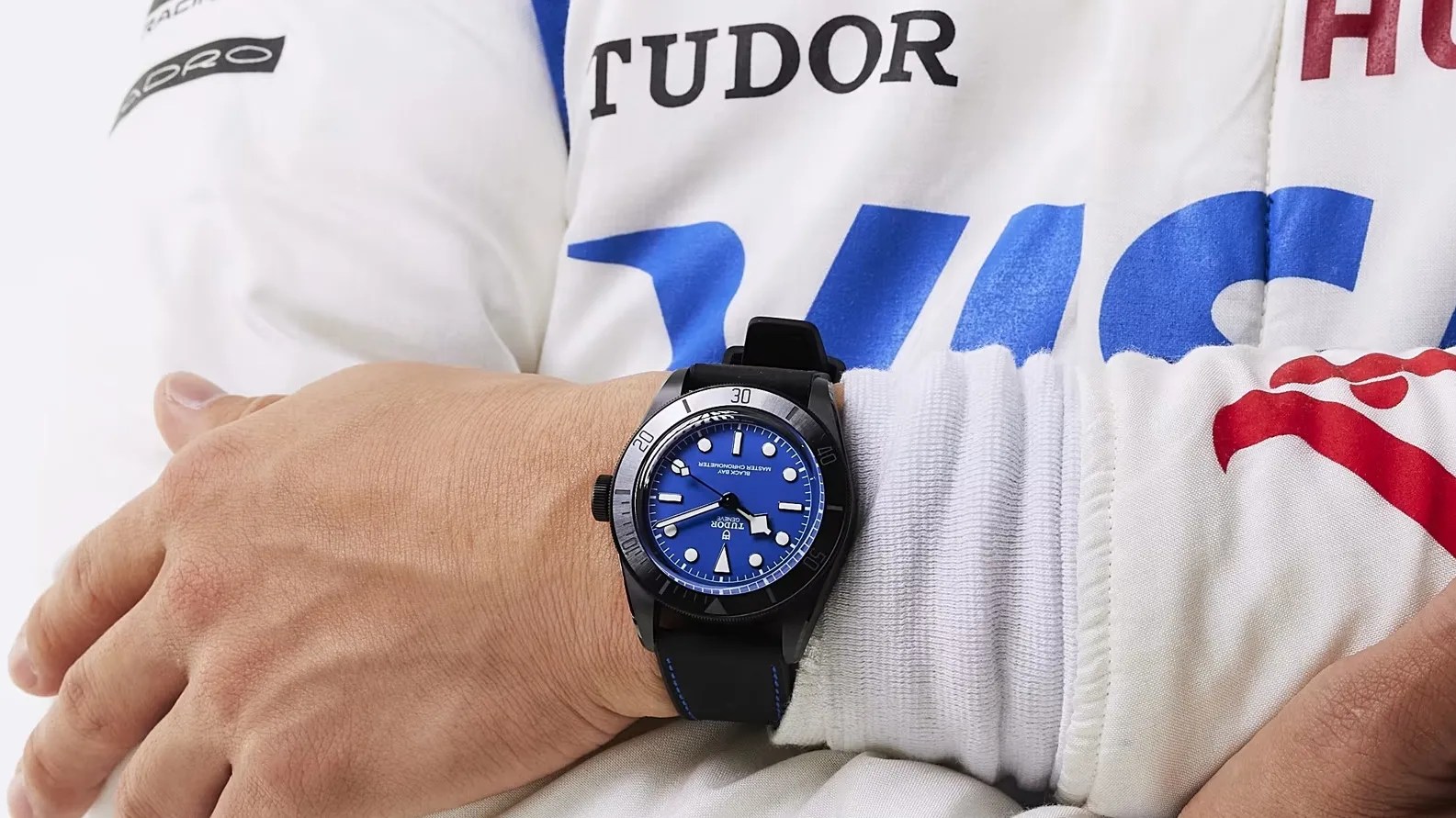 vcarb f1 driver wearing a tudor watch