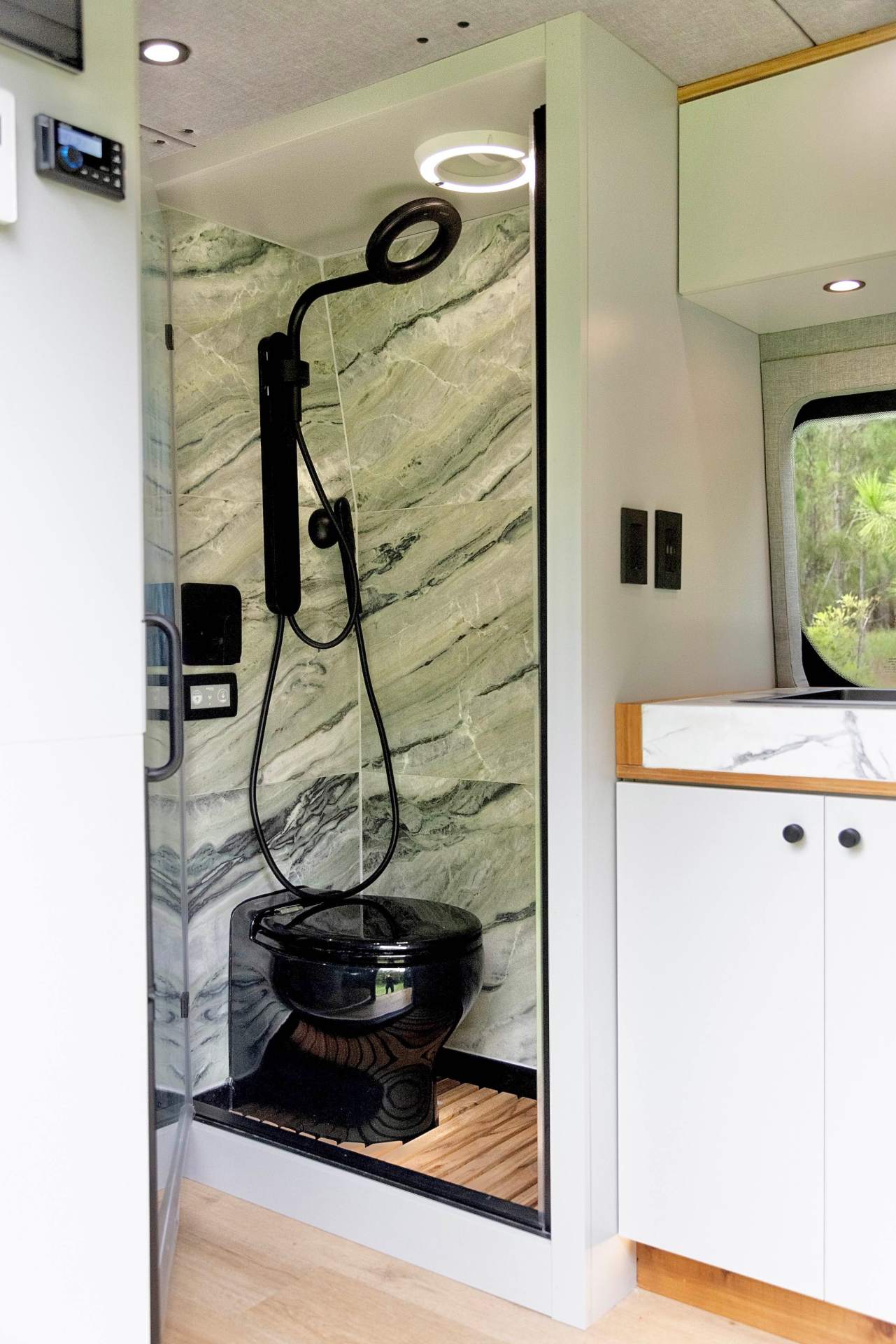 War Horse All Terrain camper van bathroom