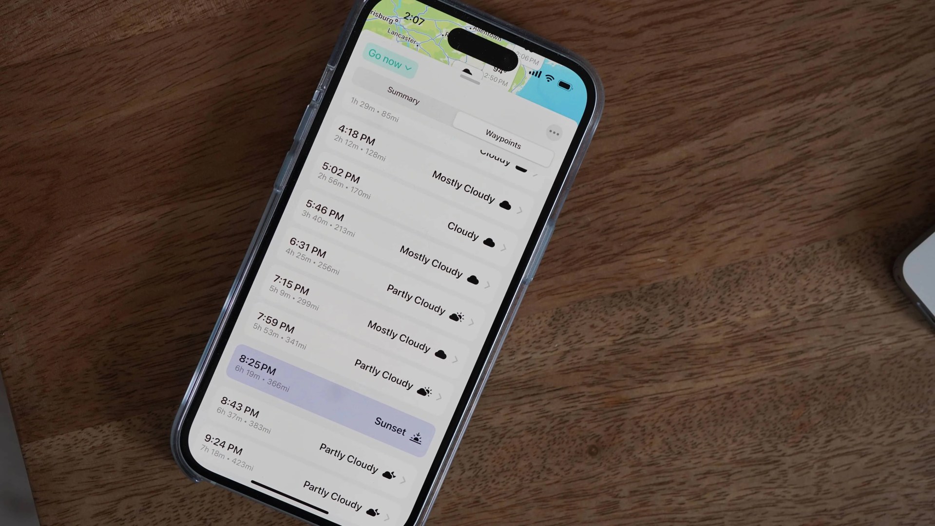 Wayther iPhone app