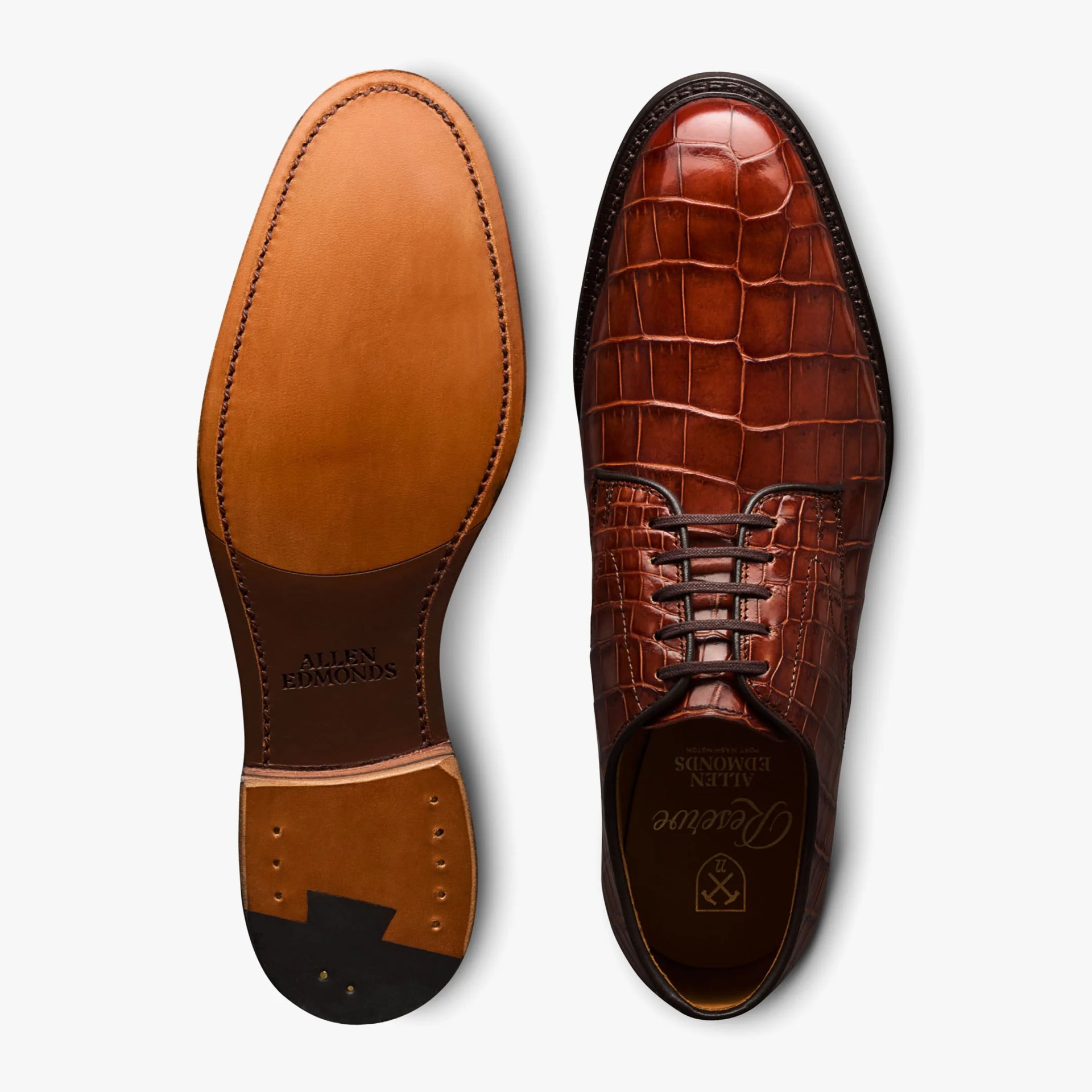 Allen Edmonds croc dress shoes