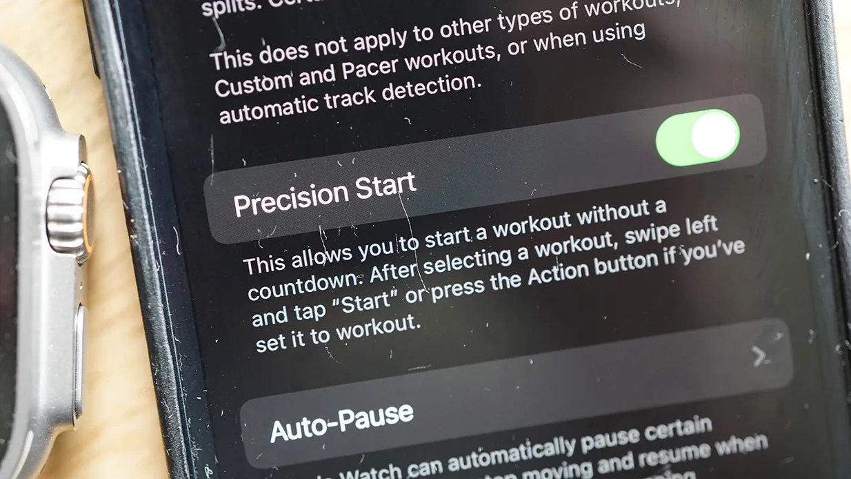 Apple Watch Ultra Precision Start