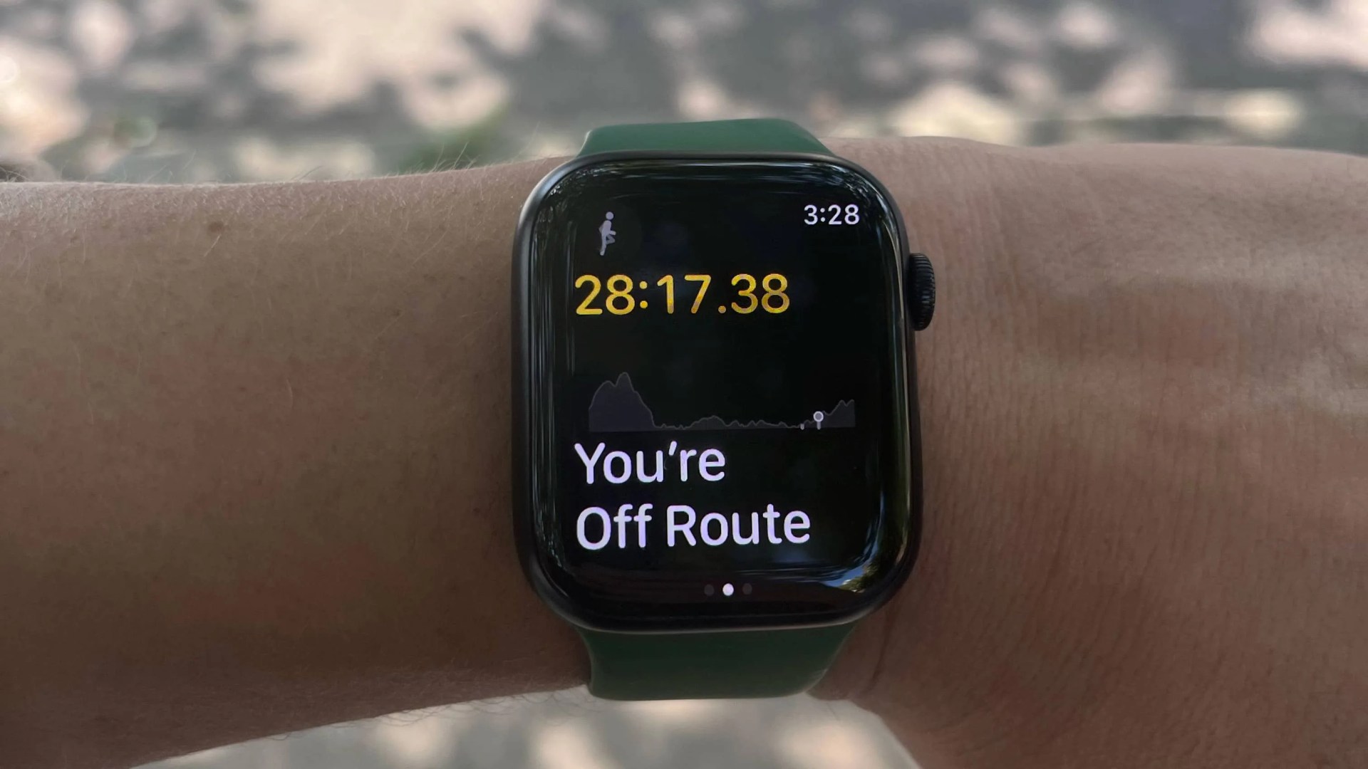 Apple Watch Race Route feature