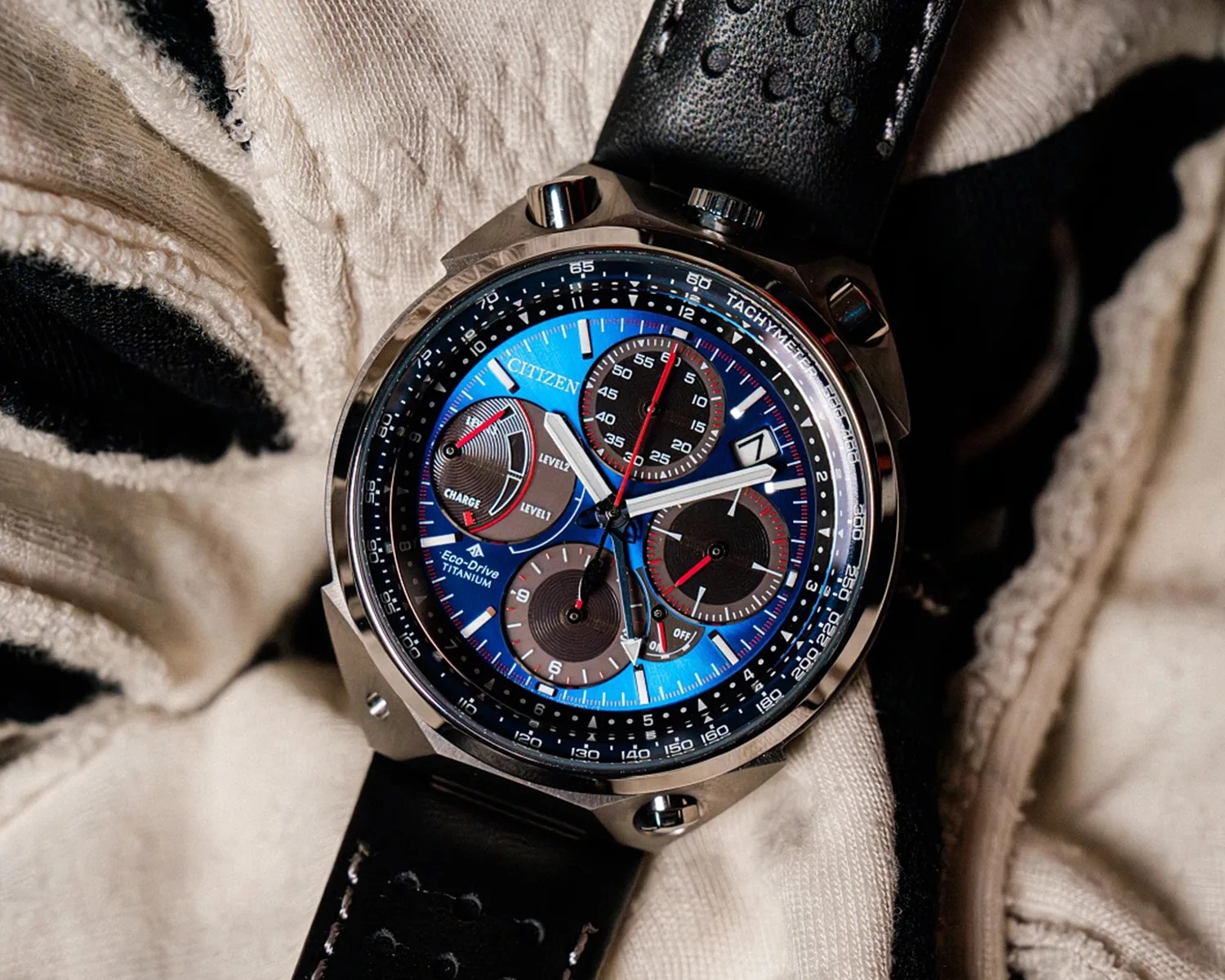 citizen watch on a shirt
