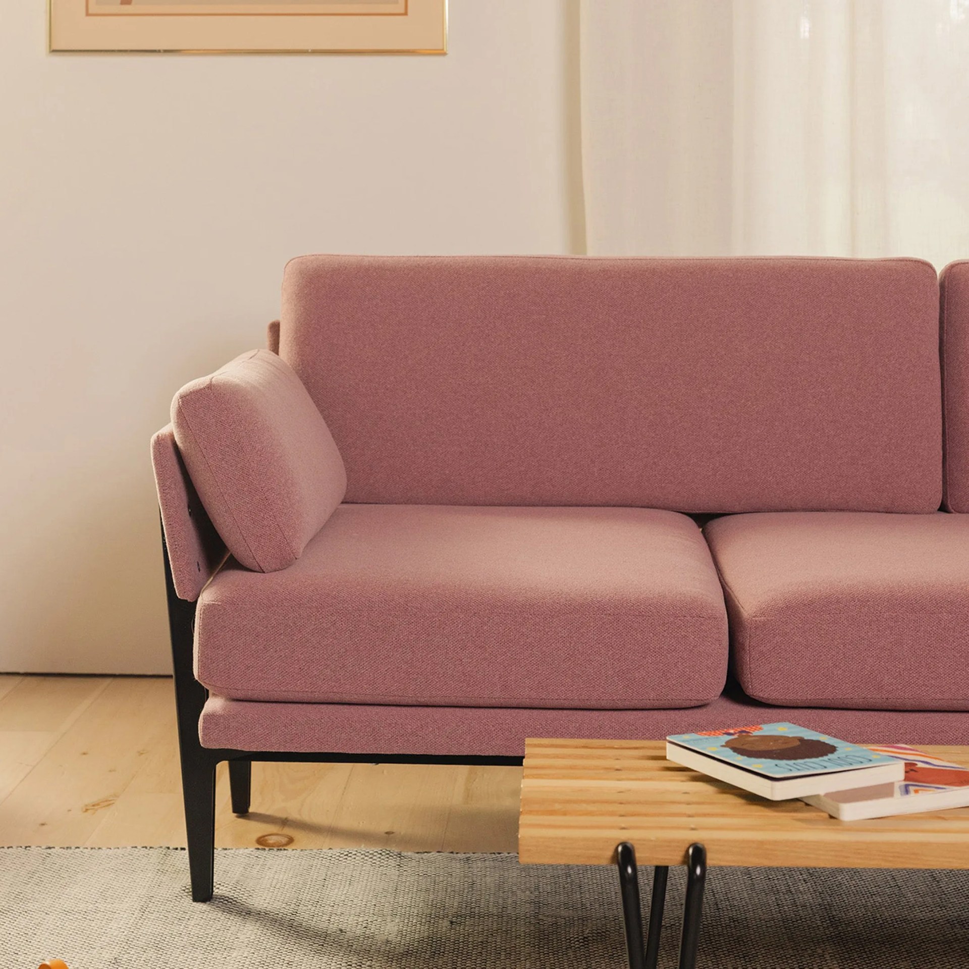 floyd sofa in a living room