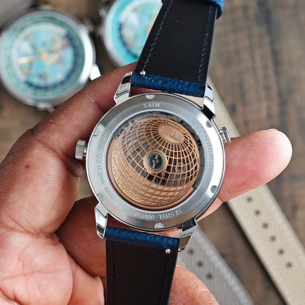 a haim automatic watch caseback