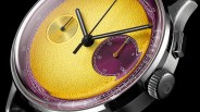 closeup of studio underd0g watch dial