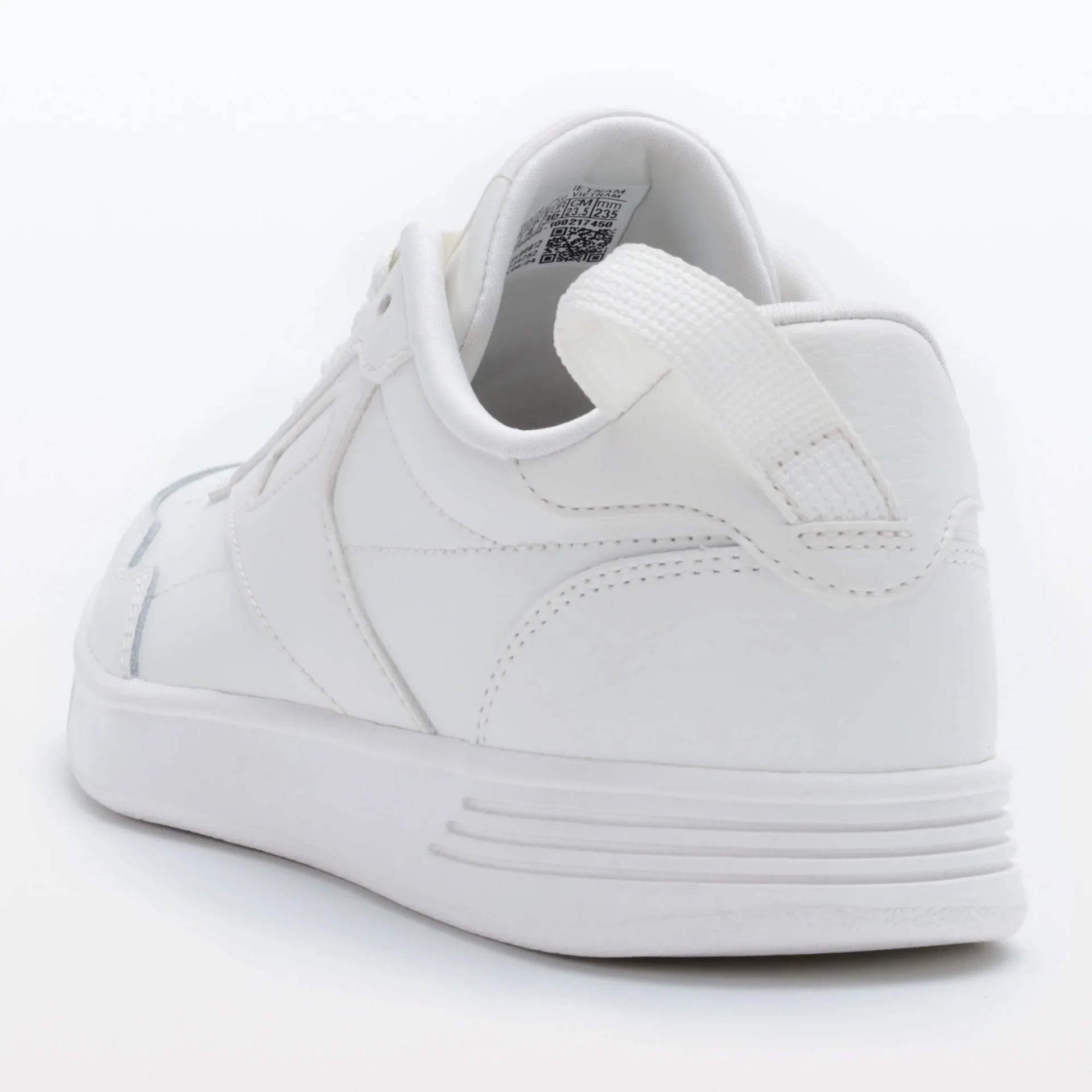 white sneakers