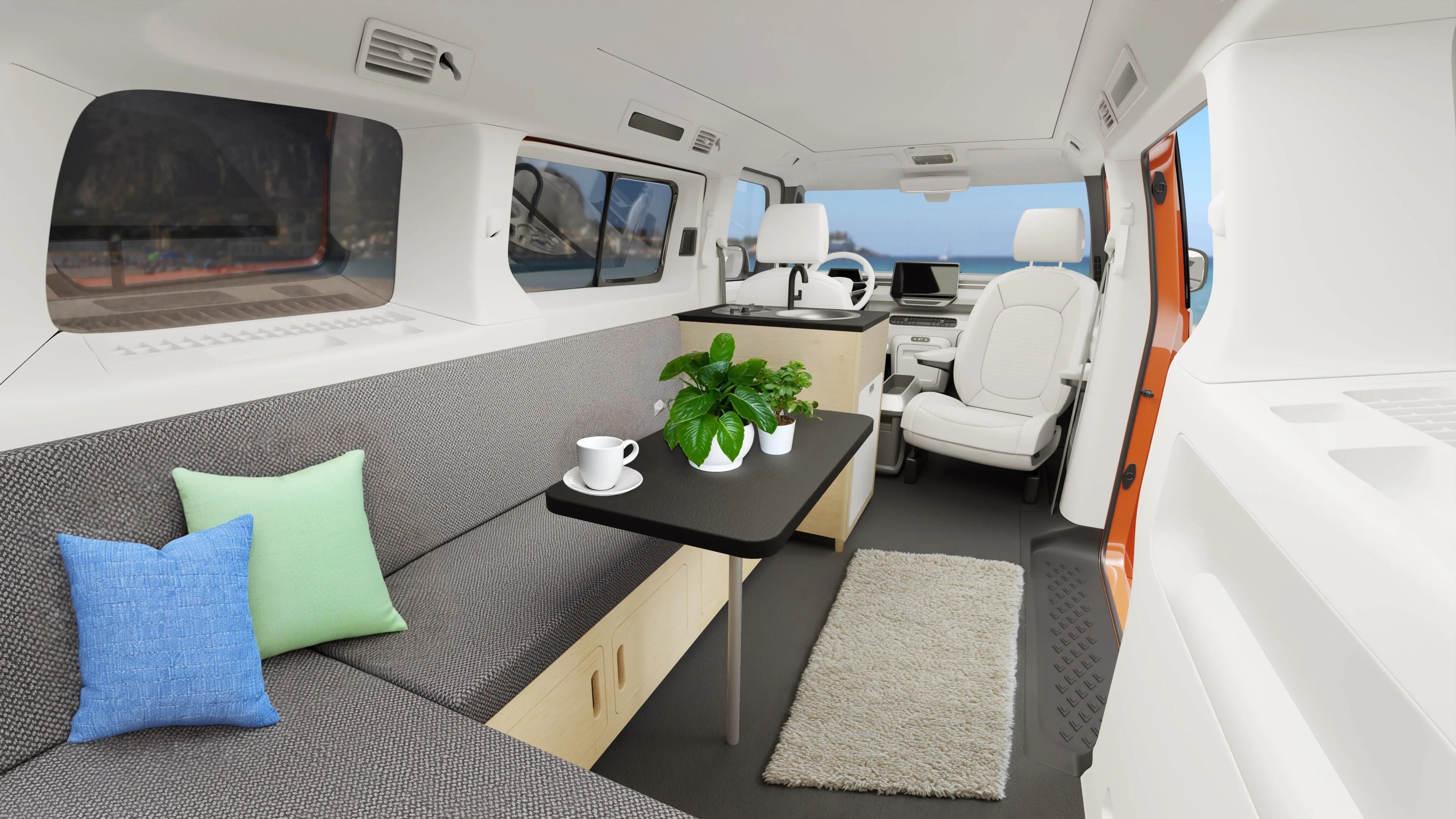 peace vans camper van interior