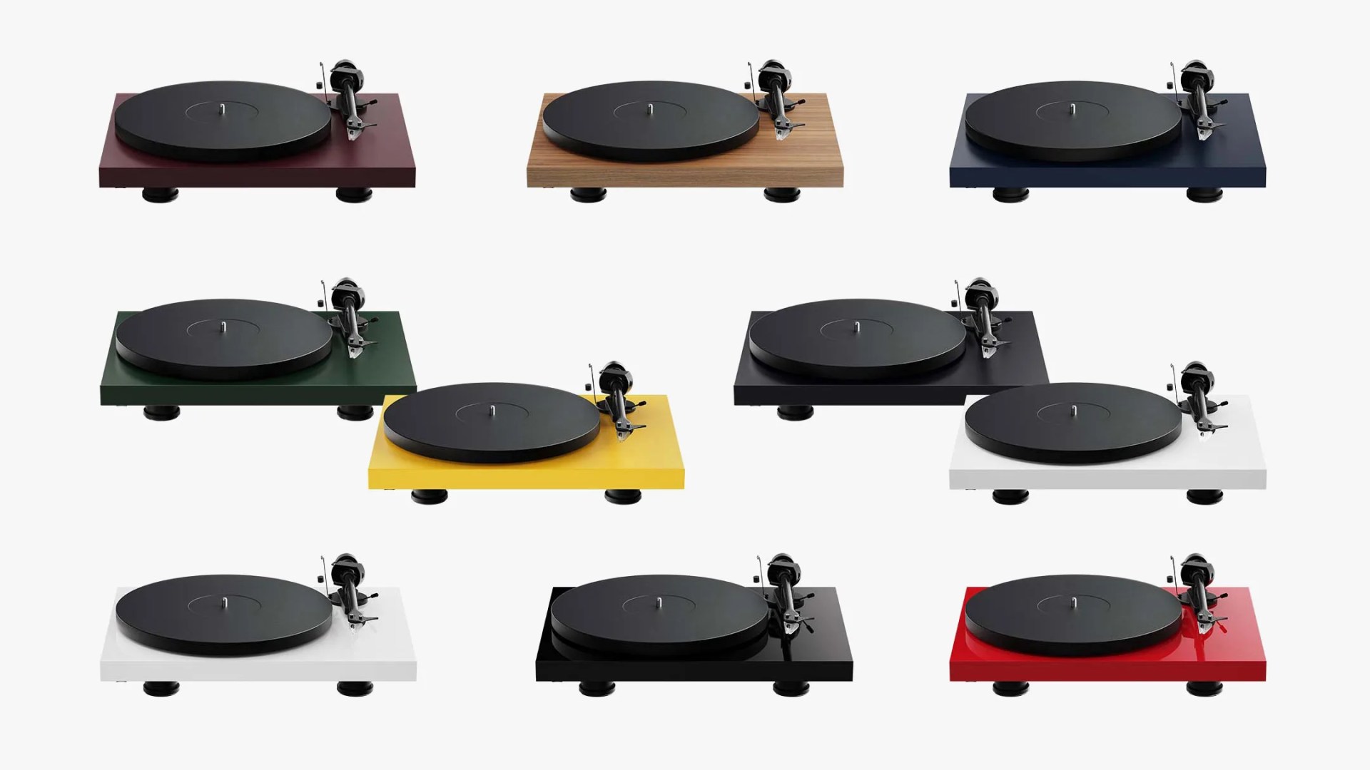 Pro-Ject Debut Evo 2 turntable colors