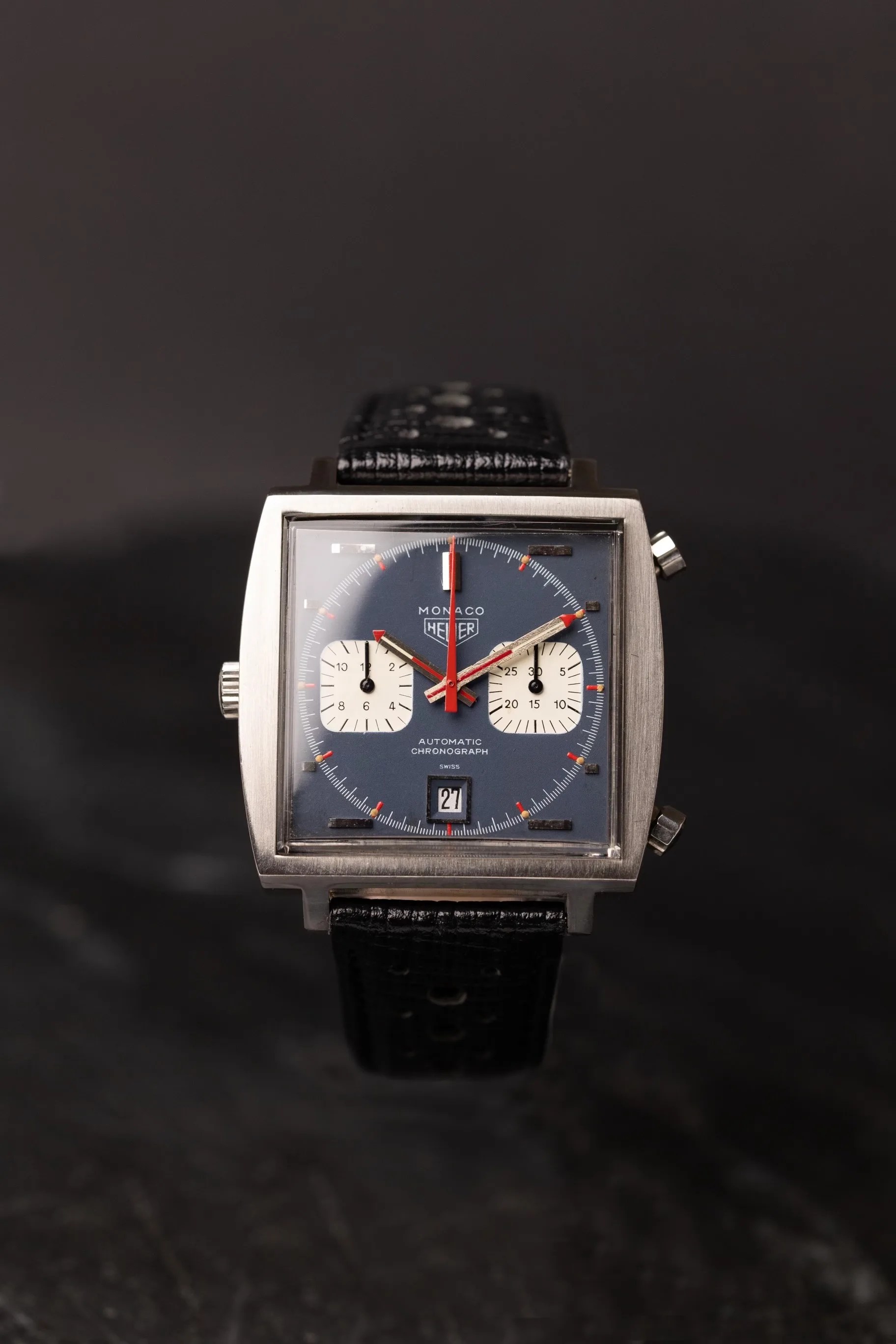 vintage heuer chronograph watch