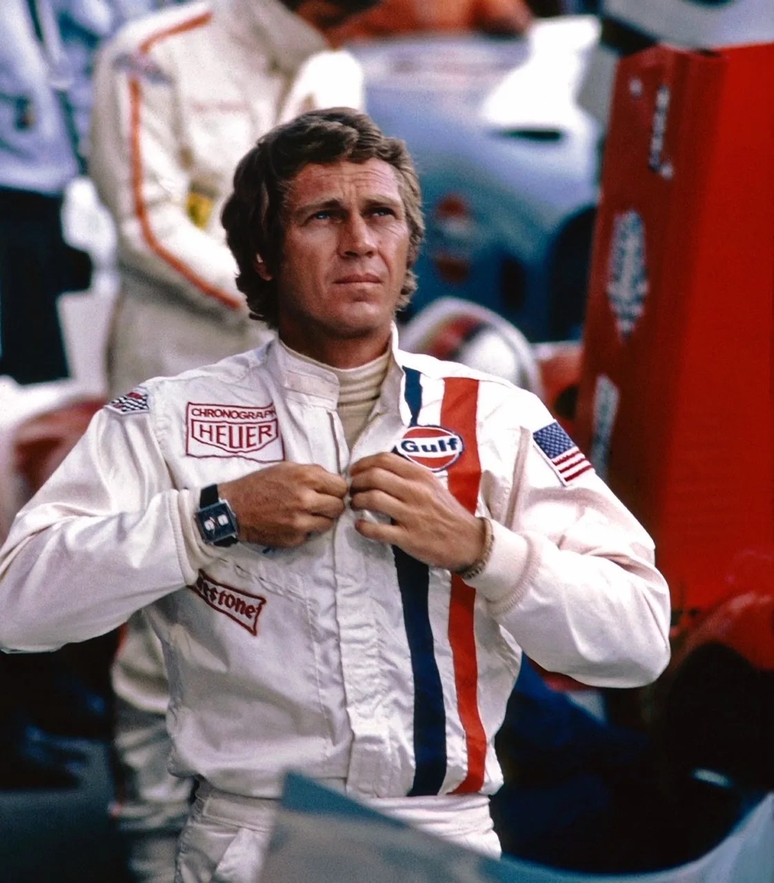 steve mcqueen in a scene from the film le mans