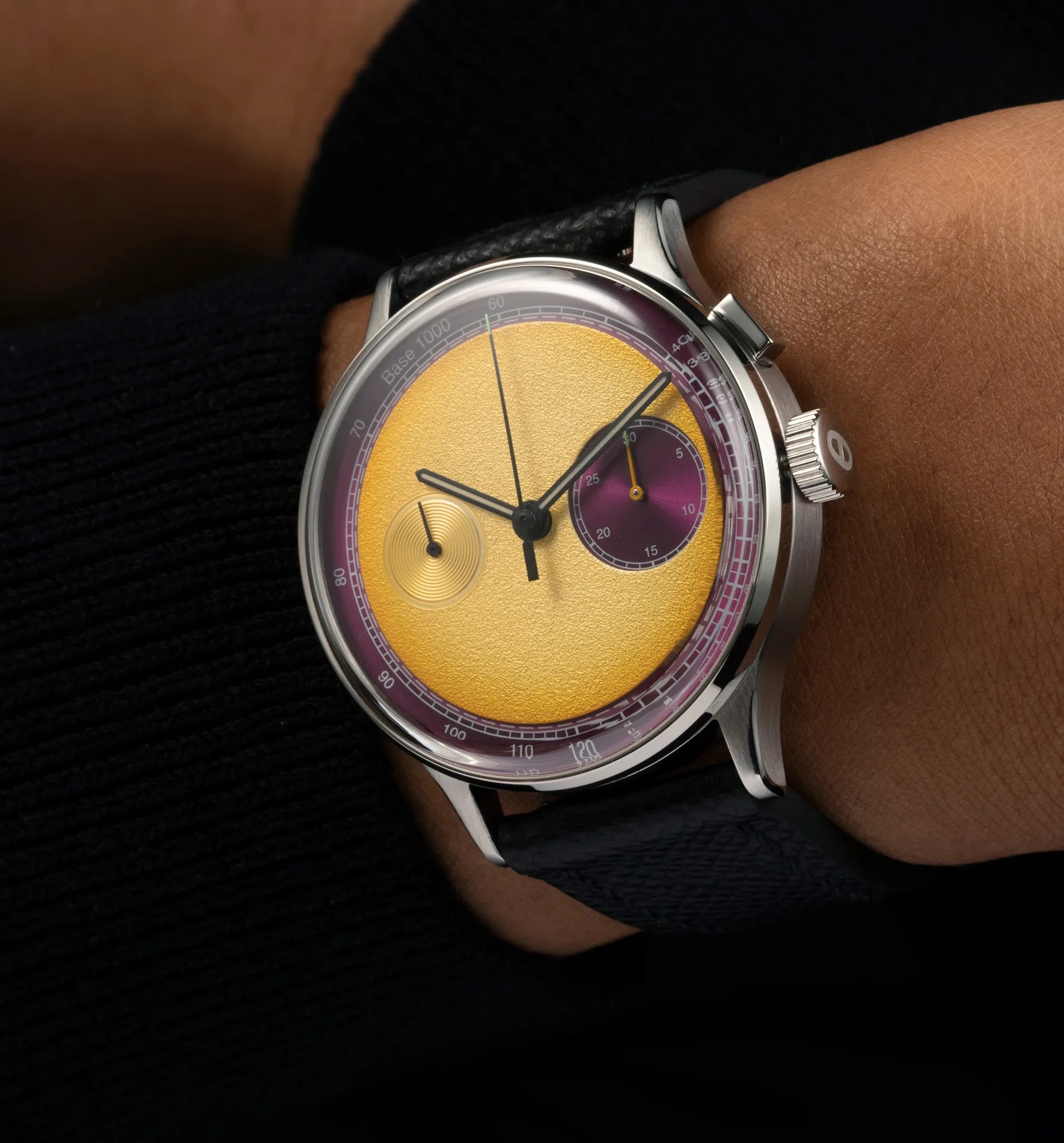 studio underd0g watch on a wrist